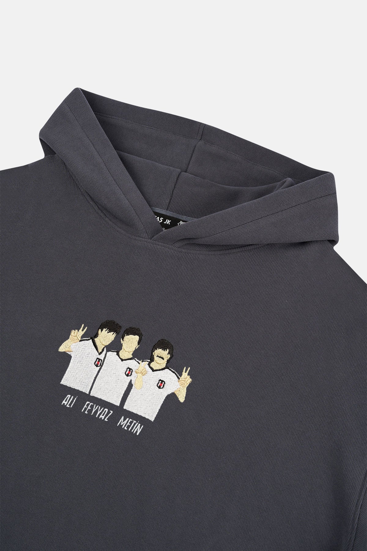 Metin-Ali-Feyyaz SuperSoft Hoodie - Antrasit - Görsel 2