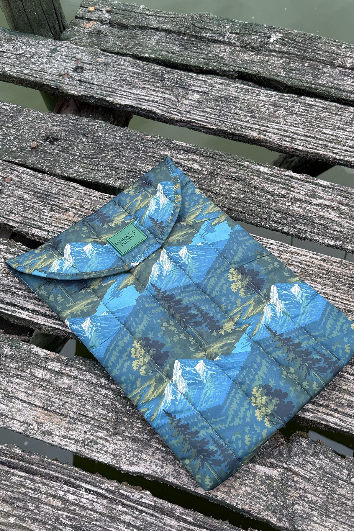 Mountain Puffer Laptop Case - Baskılı - Görsel 3