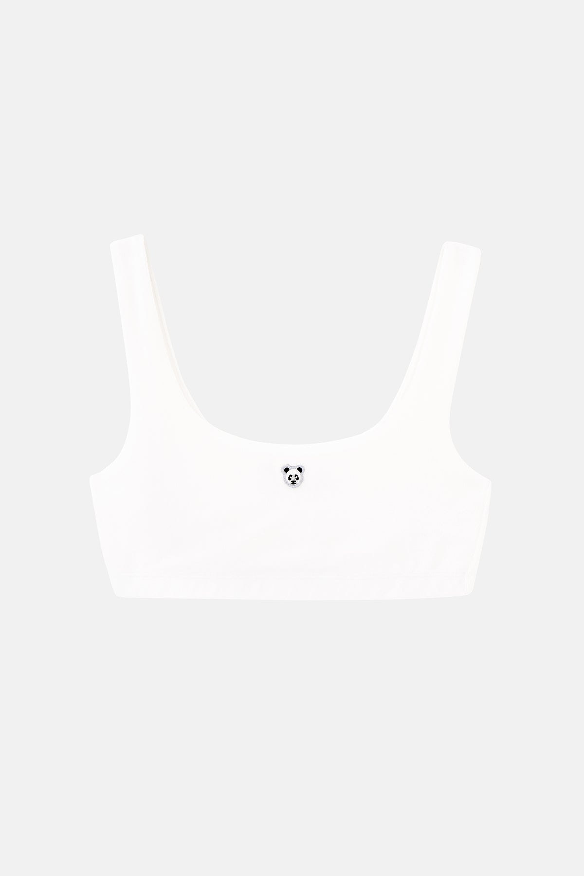 Panda Terry Bra - Beyaz - Görsel 4