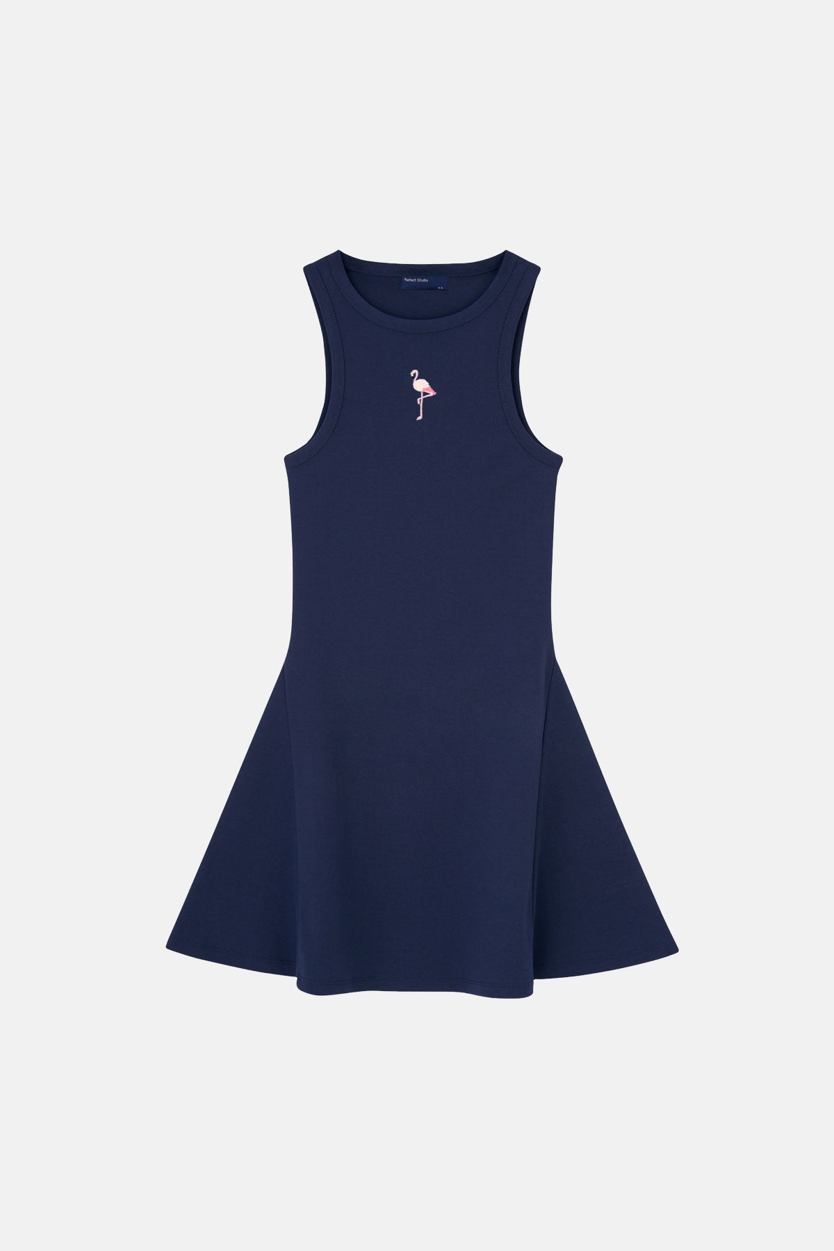 Flamingo Premium Elbise - Lacivert - Görsel 3
