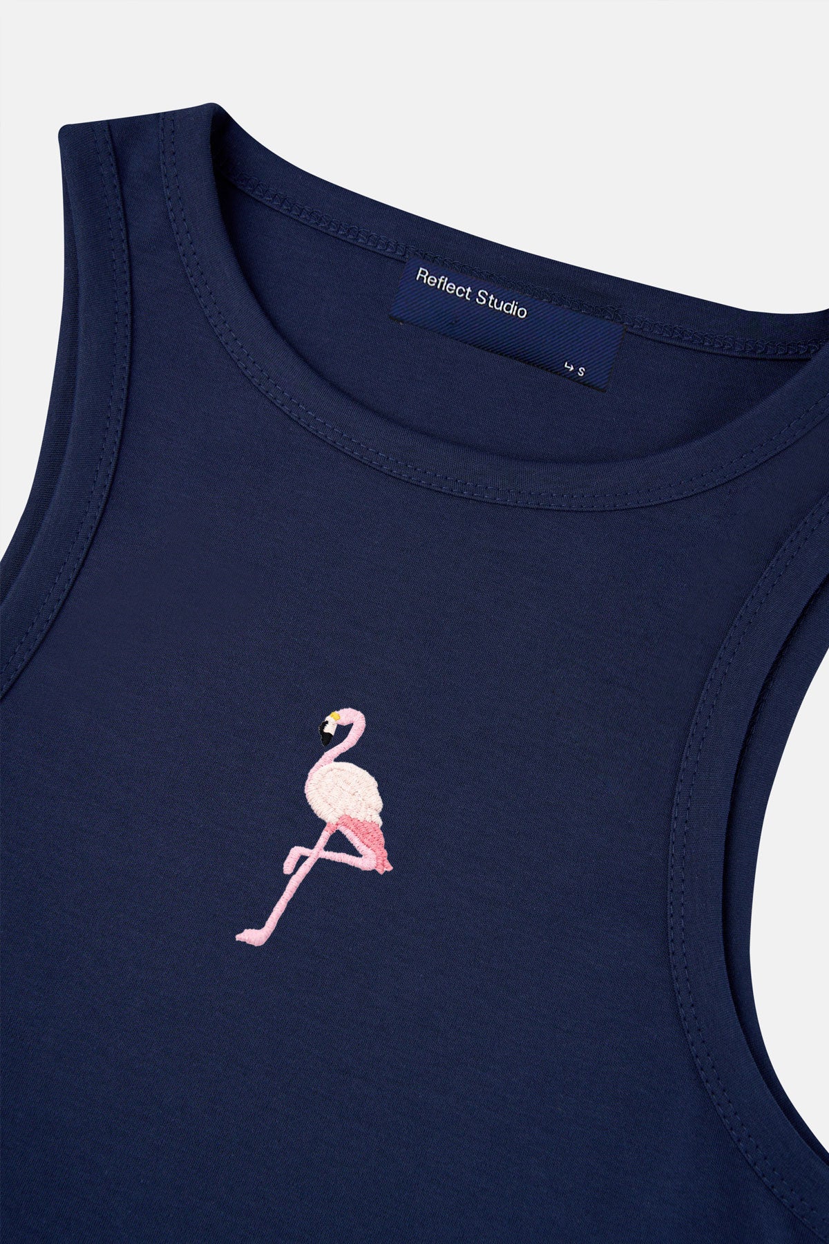 Flamingo Premium Elbise - Lacivert - Görsel 4