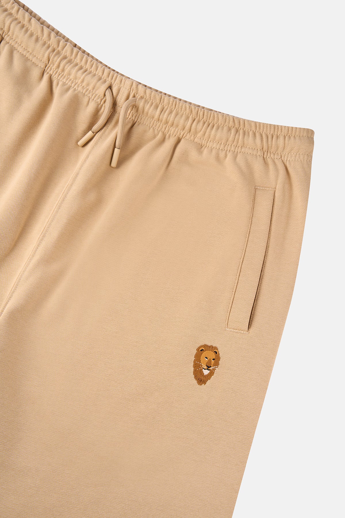 Aslan Soft Fleece Erkek Eşofman Altı - Latte - Görsel 2