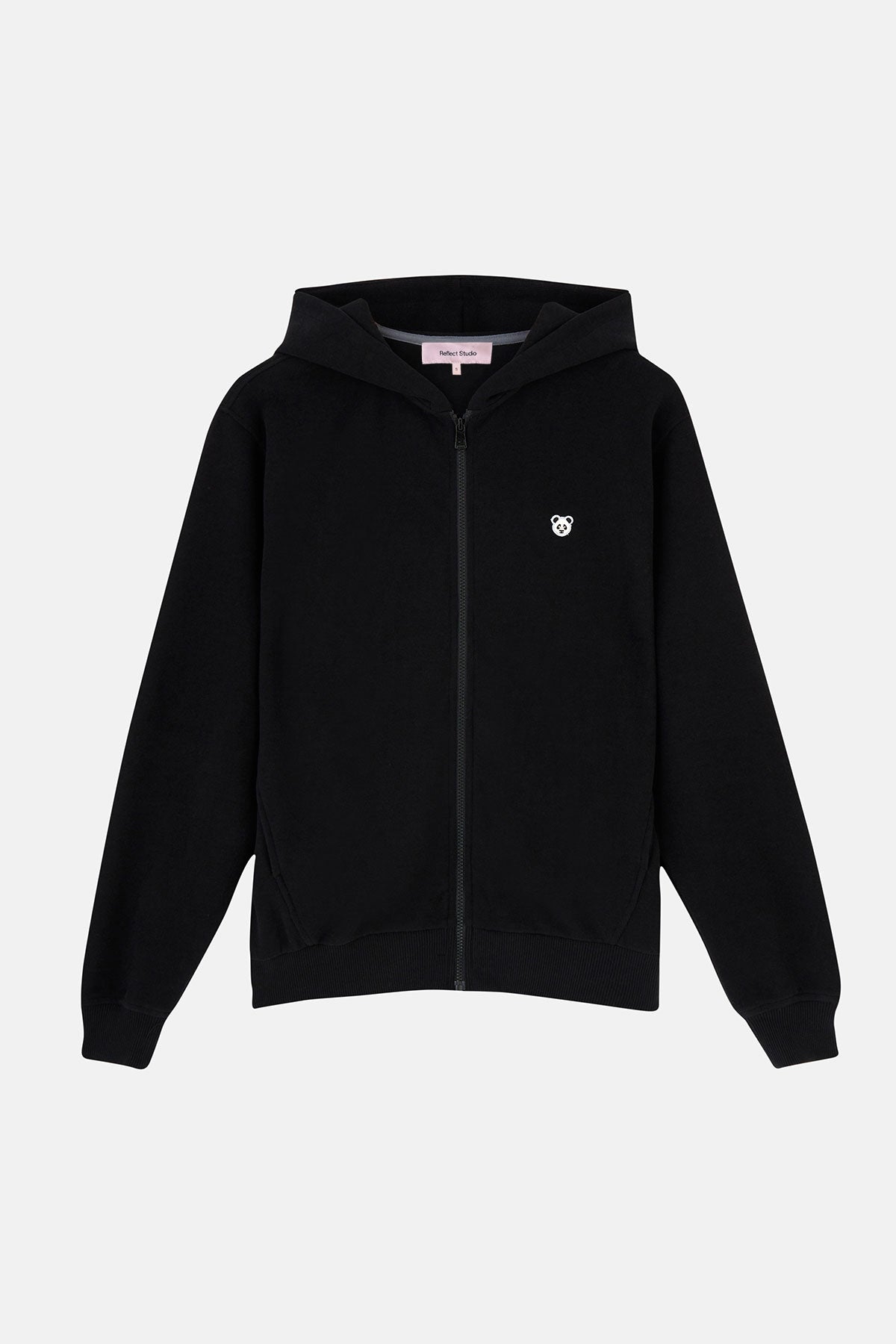 Panda SuperSoft Full Zip Hoodie - Siyah