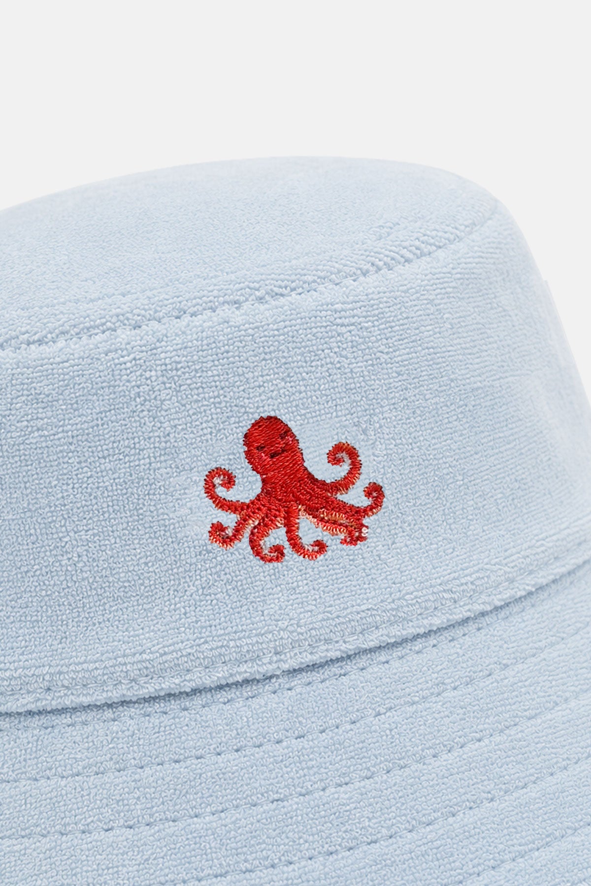 Ahtapot Terry Bucket Hat - Açık Mavi - Görsel 2