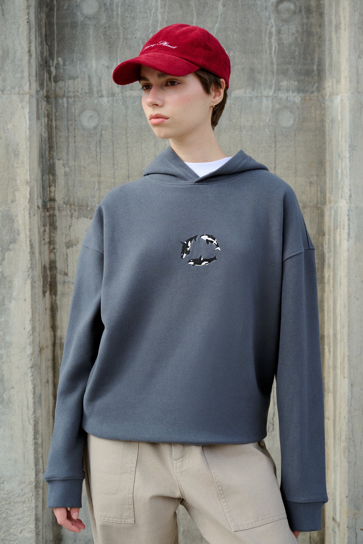 Orka SuperSoft Hoodie - Antrasit - Görsel 3