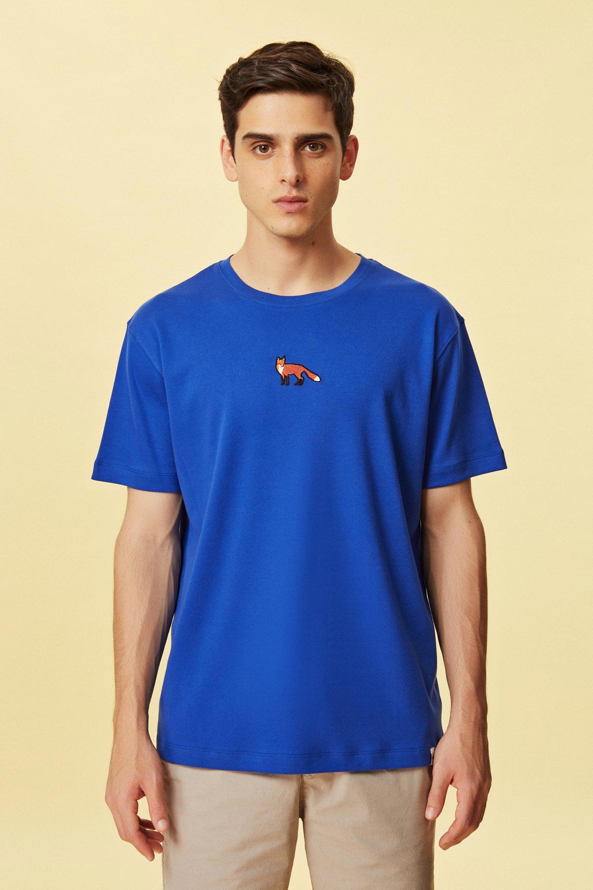 Kızıl Tilki Premium T-Shirt - Saks Mavi - Görsel 3
