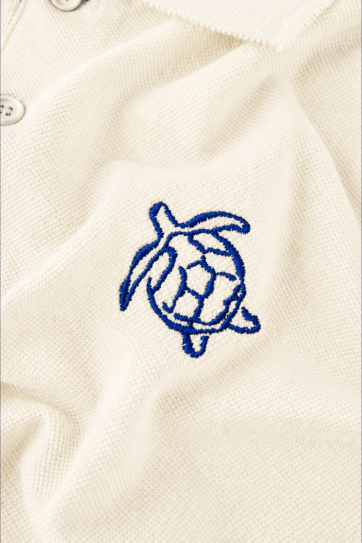 Caretta Polo T-shirt - Ekru - Görsel 2