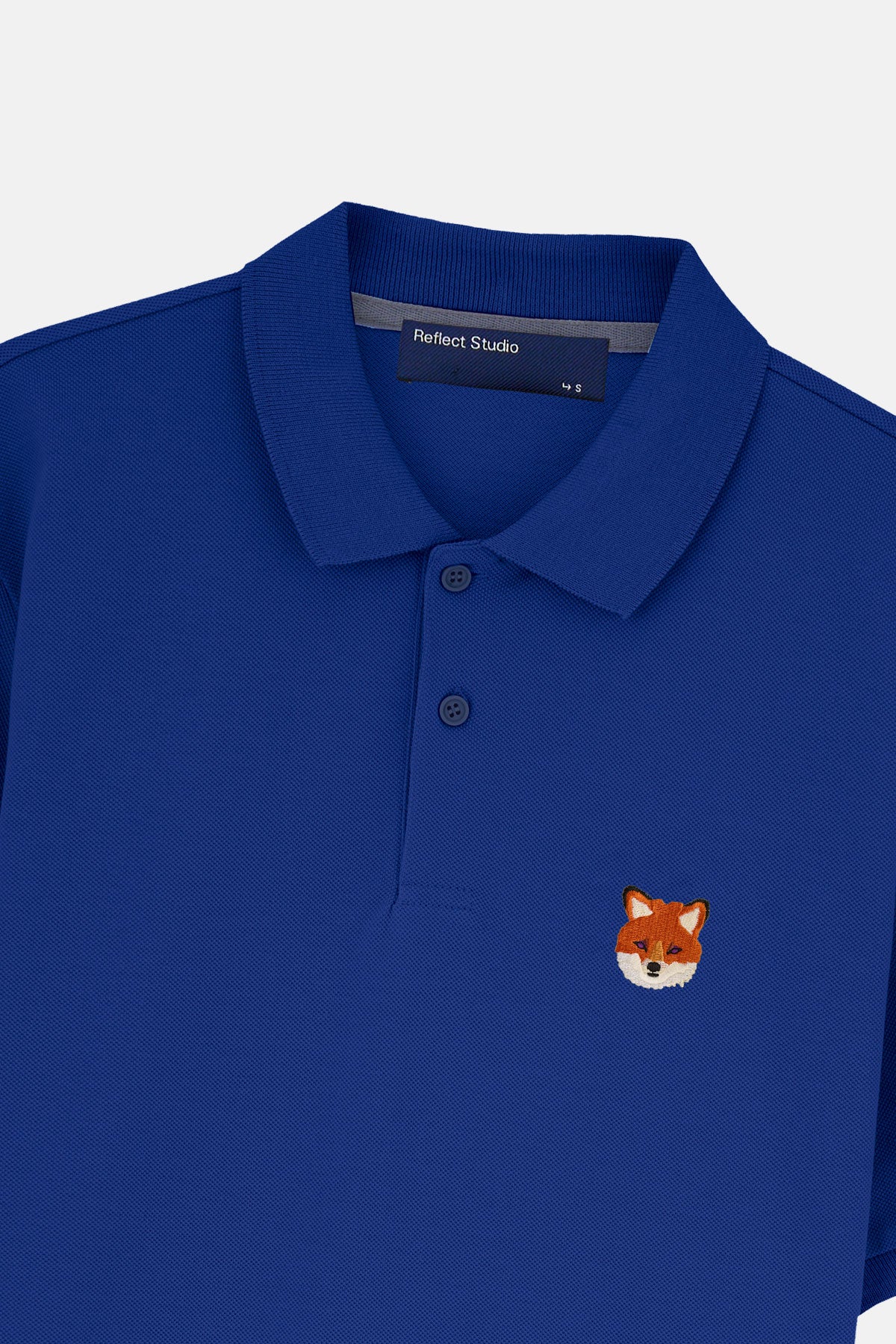 Kızıl Tilki Polo T-shirt - Saks - Görsel 2