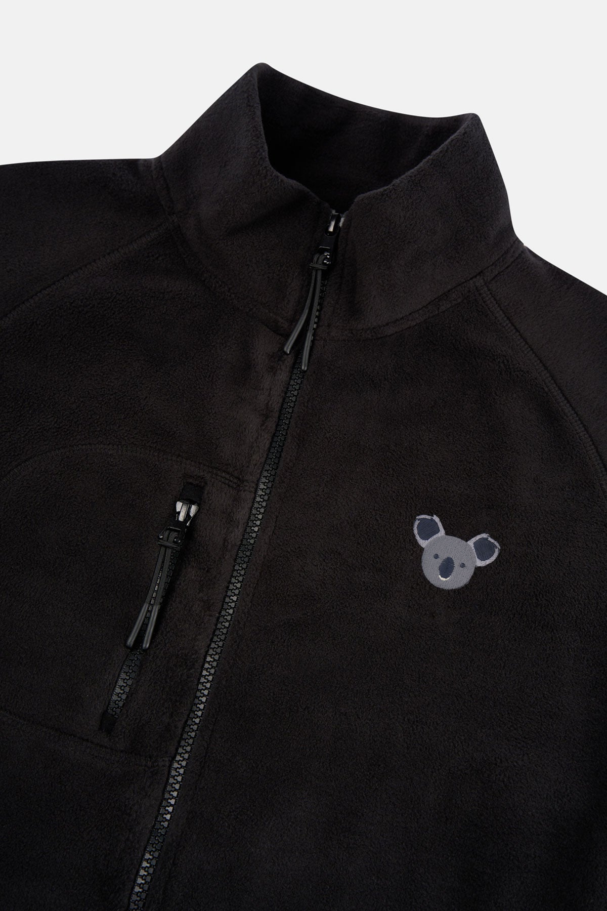 Koala Full-Zip Polar - Siyah - Görsel 2