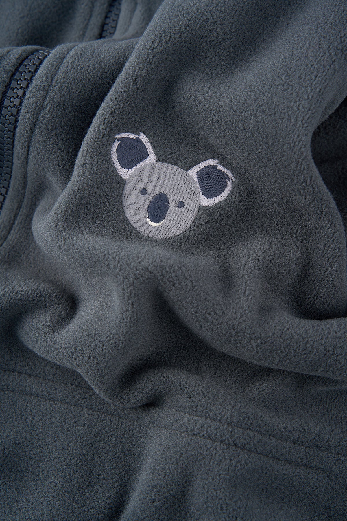 Koala Full Zip Polar - Antrasit - Görsel 2