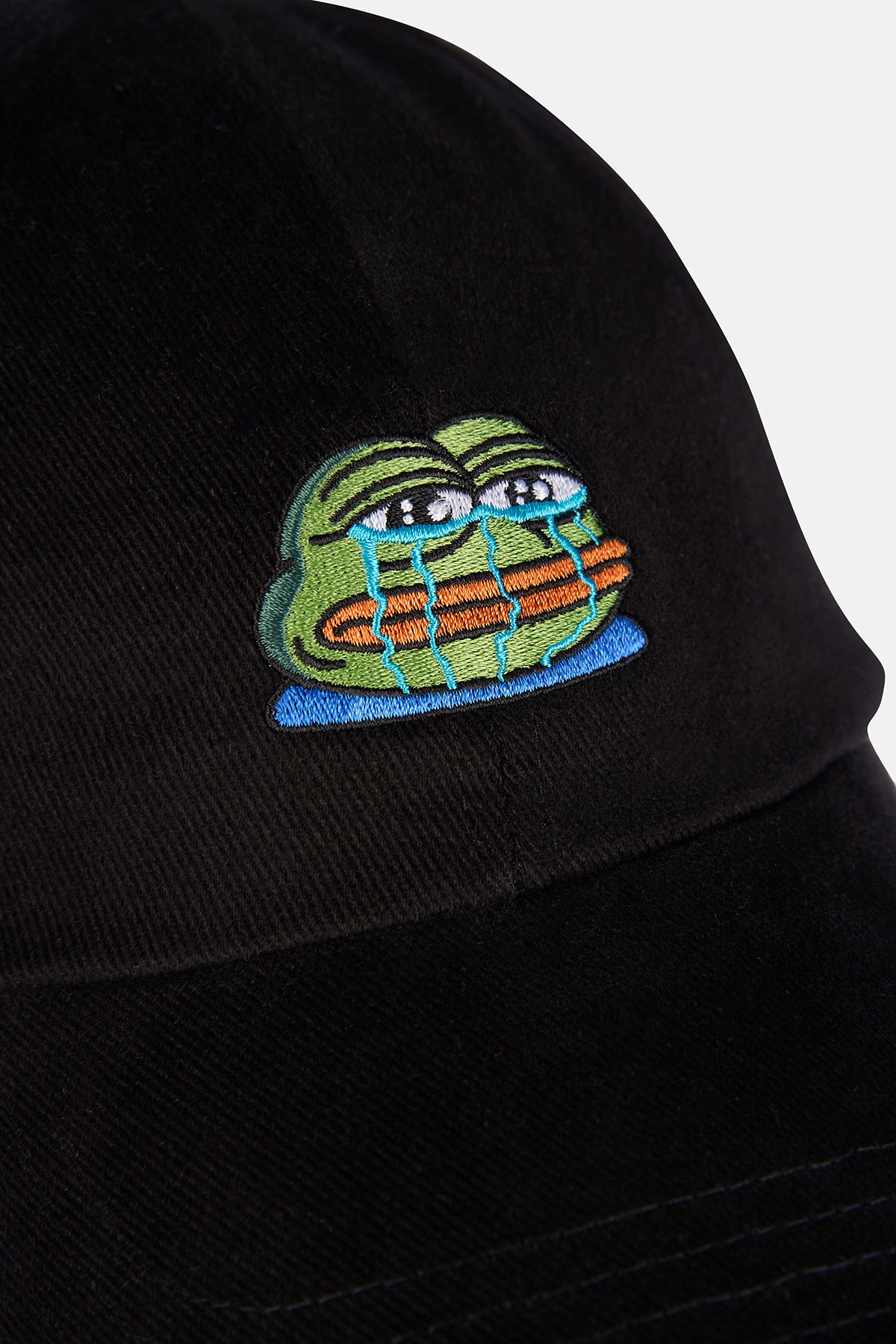Crying Pepe Kep - Siyah - Görsel 4