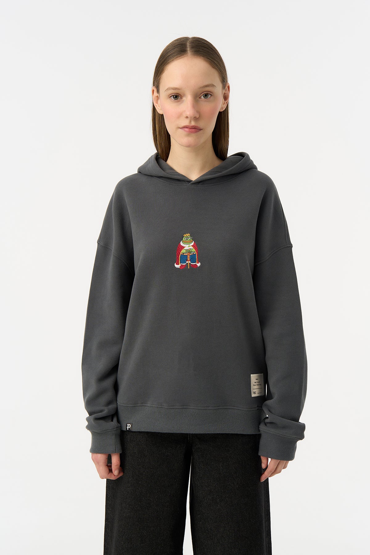 King Pepe SuperSoft Hoodie - Antrasit - Görsel 5