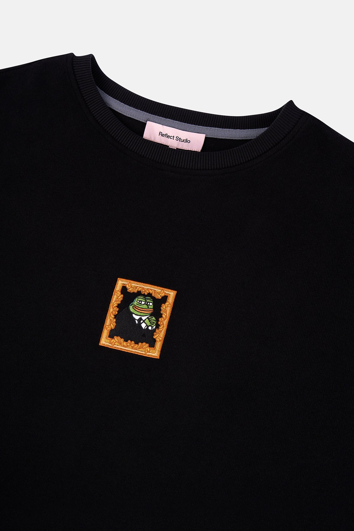 Thinker Pepe SuperSoft Sweatshirt - Siyah - Görsel 2