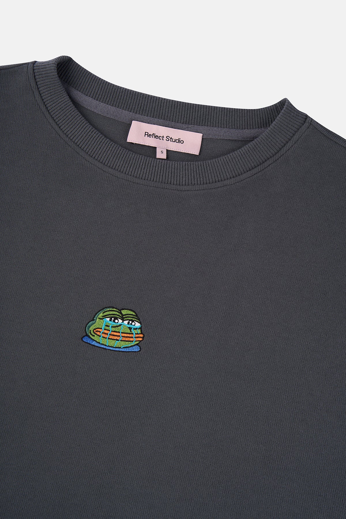 Crying Pepe SuperSoft Sweatshirt - Antrasit - Görsel 2