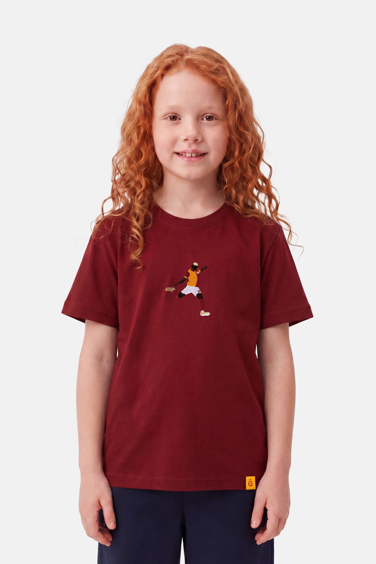 Victor Osimhen Premium Çocuk T-shirt - Kırmızı - Görsel 5