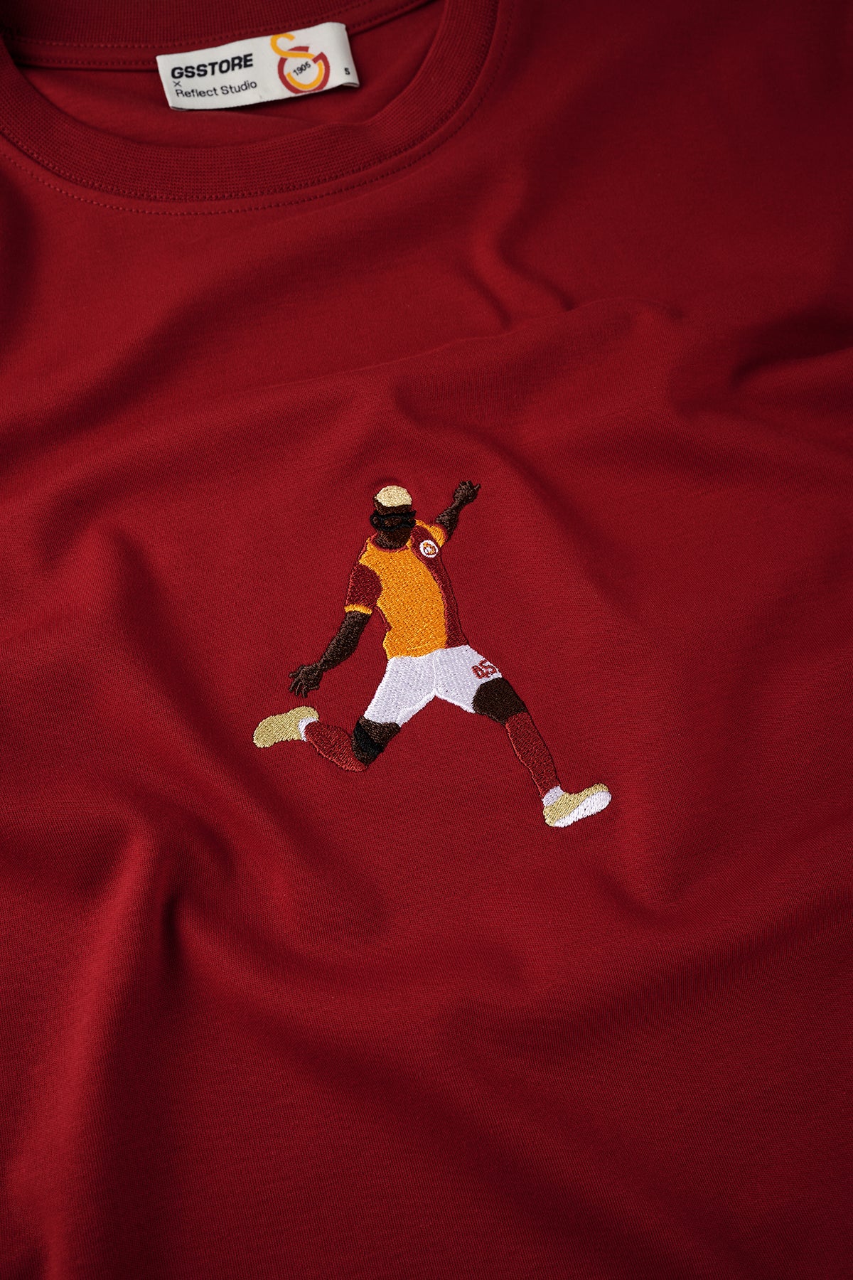Victor Osimhen Premium Çocuk T-shirt - Kırmızı - Görsel 2