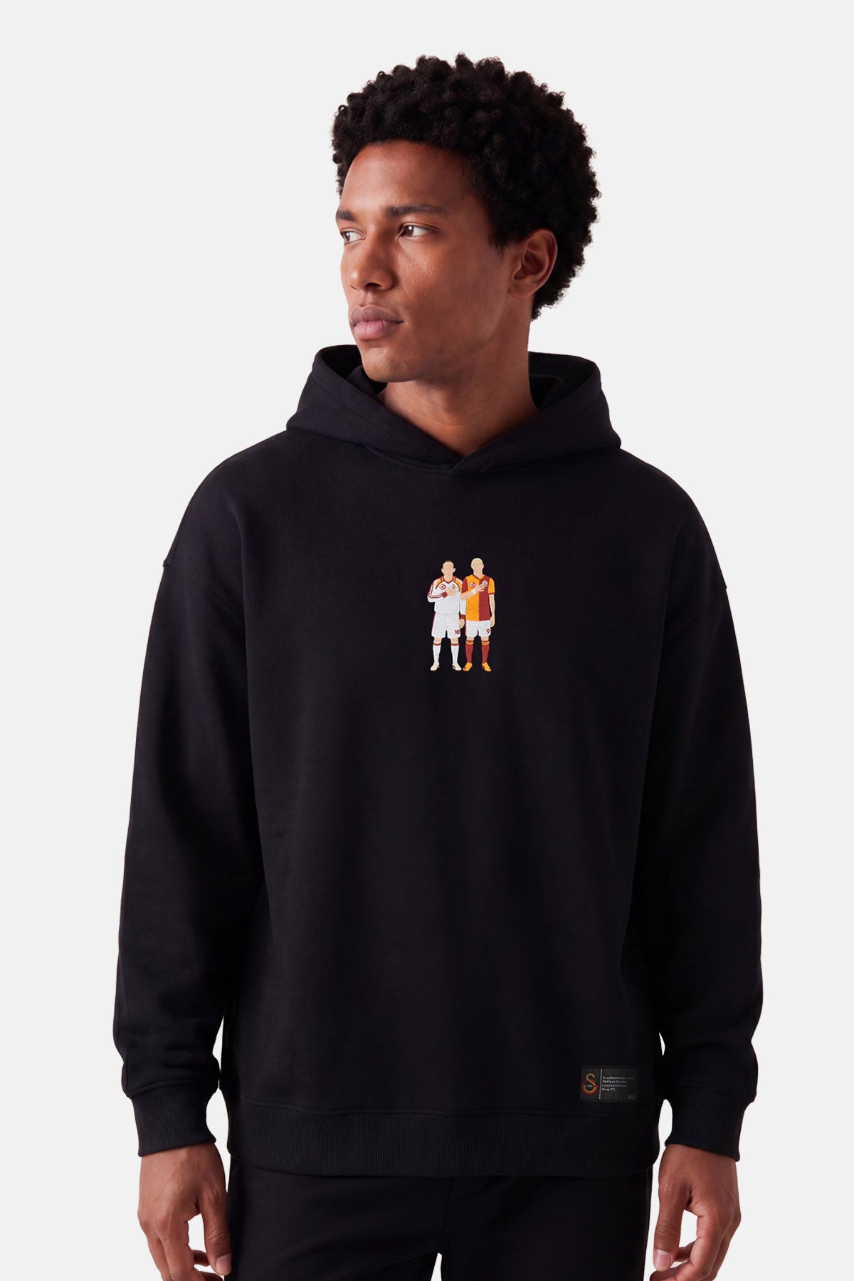 Hagi & Icardi SuperSoft Hoodie - Siyah - Görsel 4
