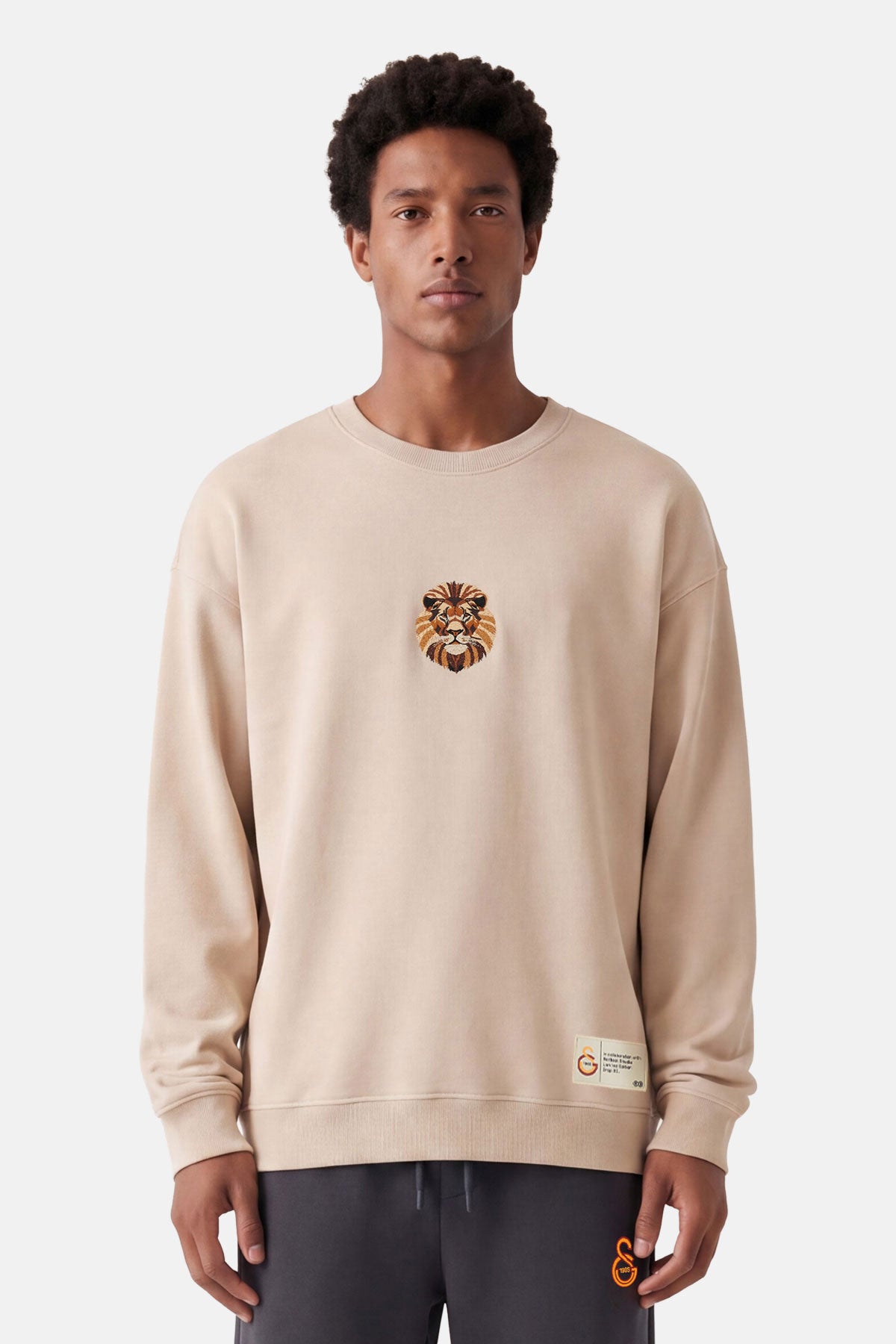 Aslan SuperSoft Sweatshirt - Parşömen Bej - Görsel 3