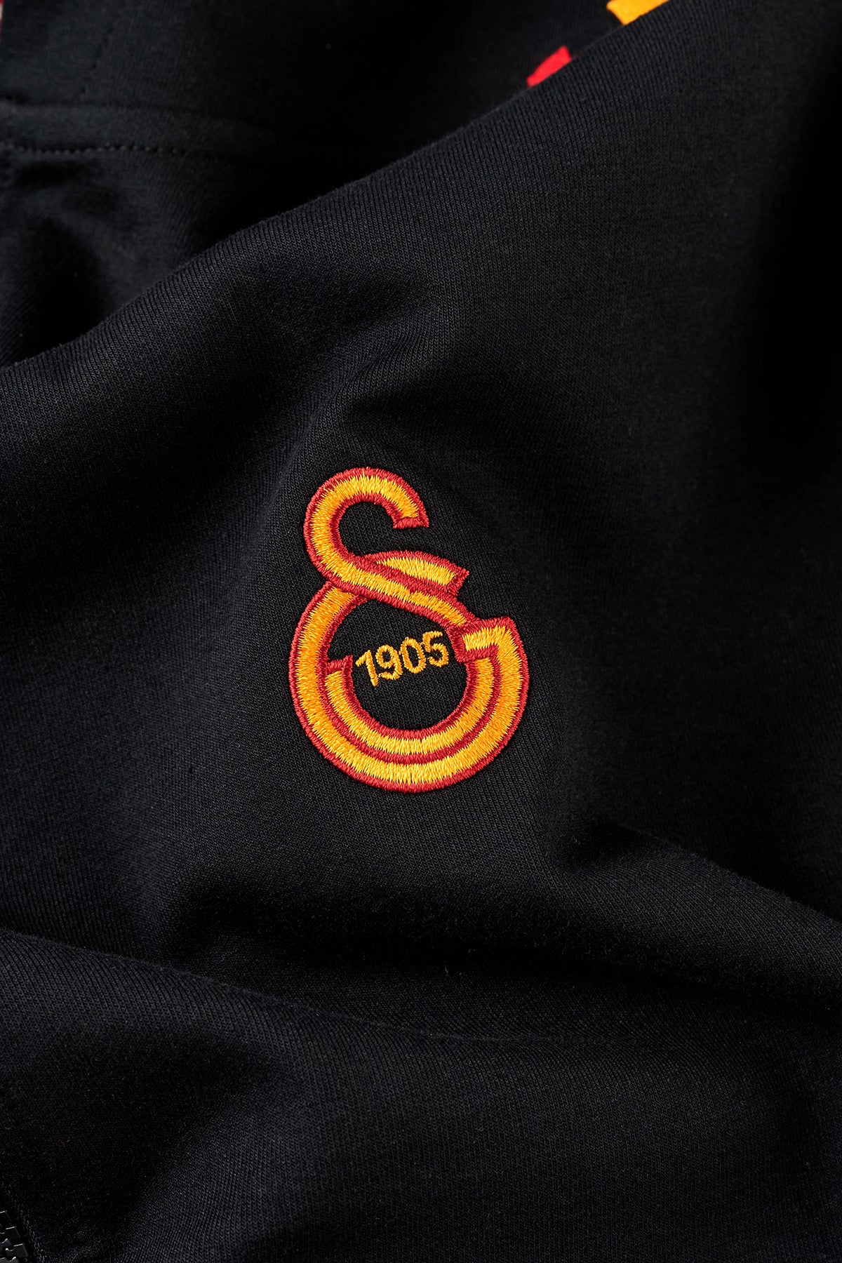 Galatasaray 1905 Fermuarlı Hoodie - Siyah - Görsel 5