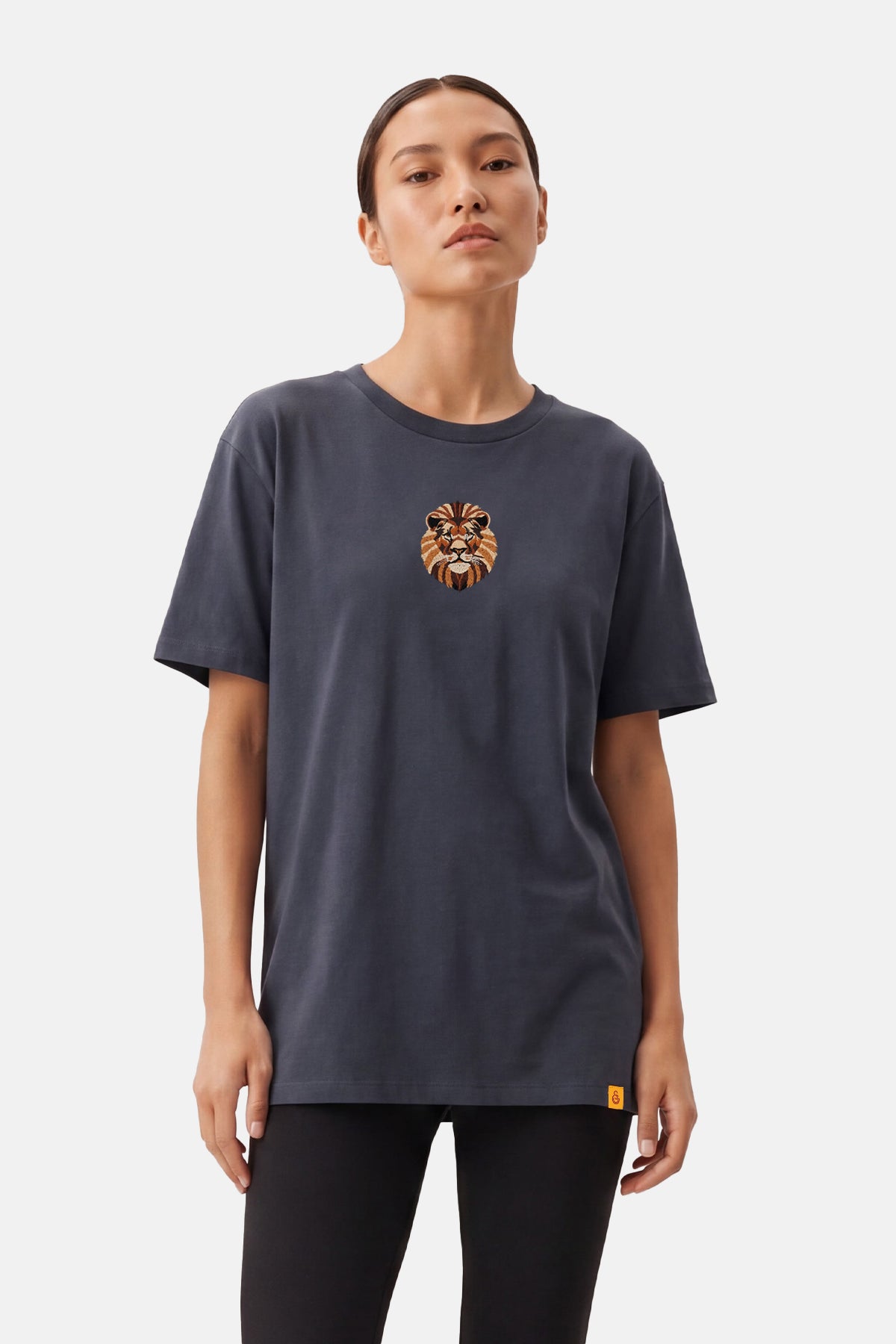 Aslan Premium T-shirt - Antrasit - Görsel 5