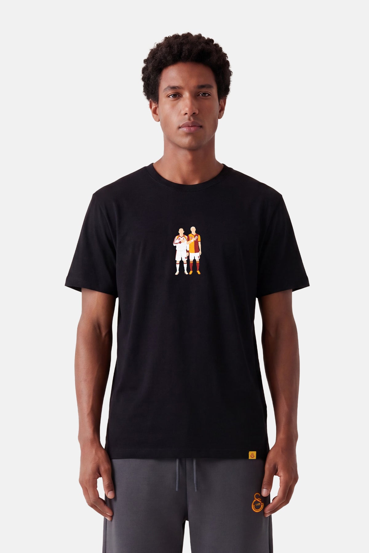 Hagi & Icardi Premium T-shirt - Siyah - Görsel 3