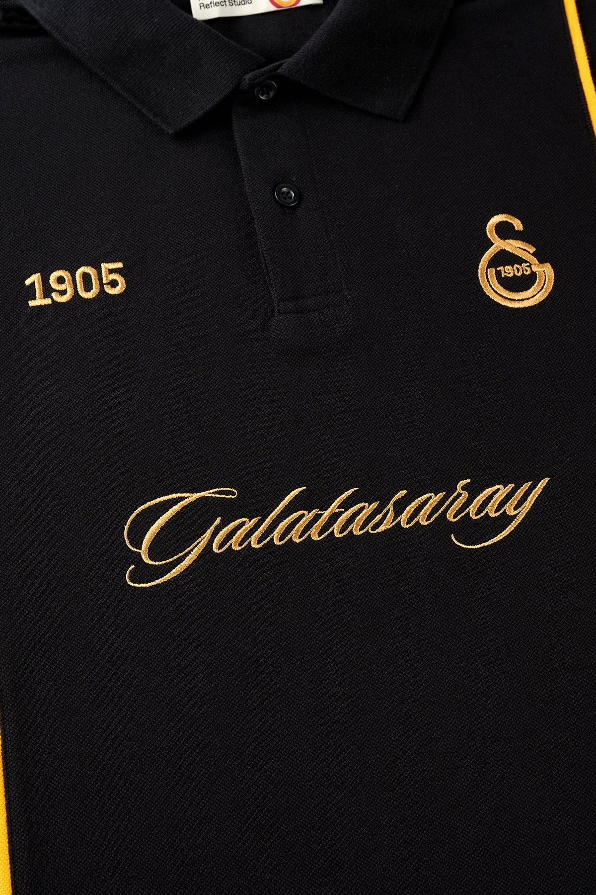 Leones Polo Yaka T-shirt - Siyah - Görsel 3