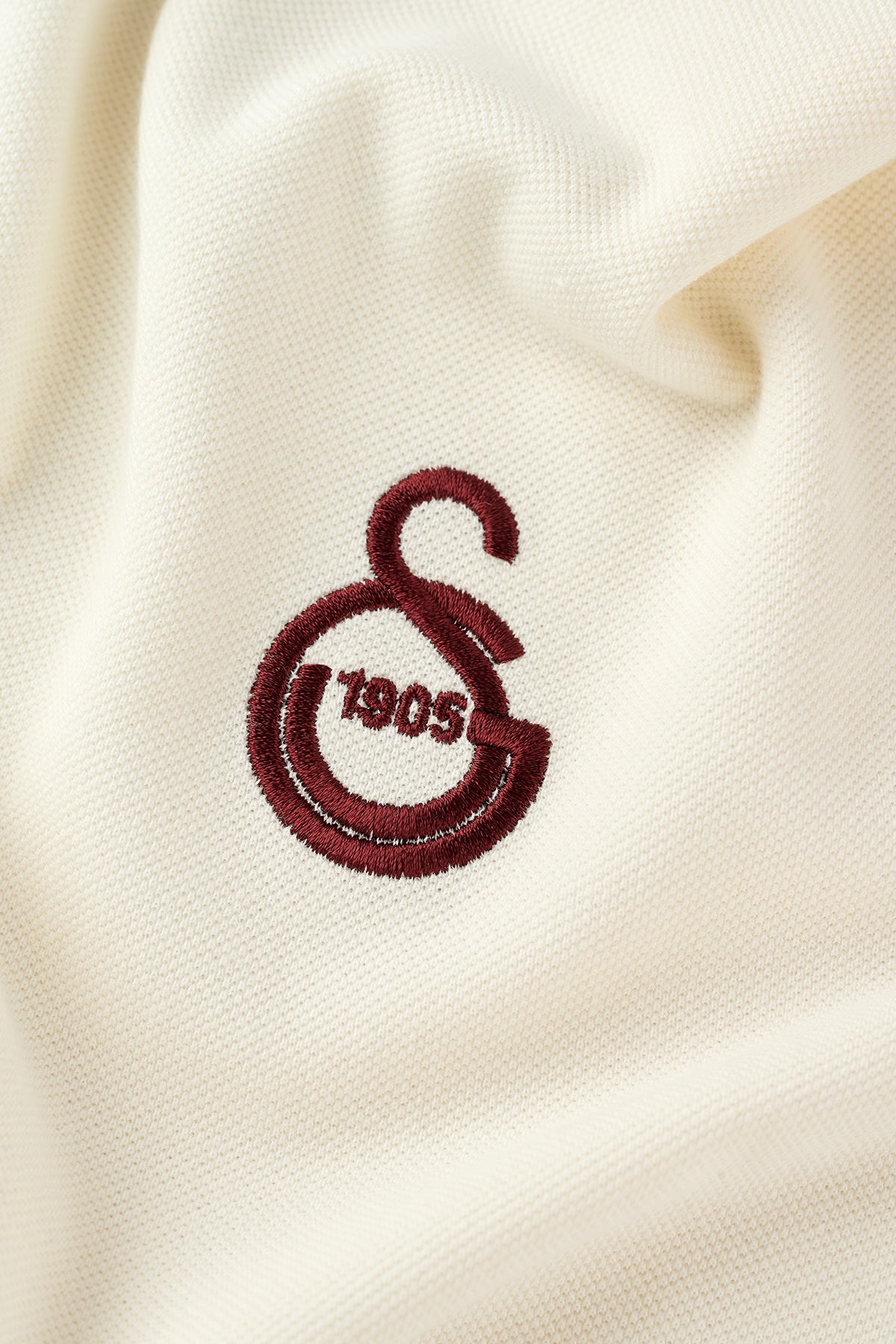 Leones Uzun Kollu Polo Yaka T-shirt - Ekru - Görsel 2