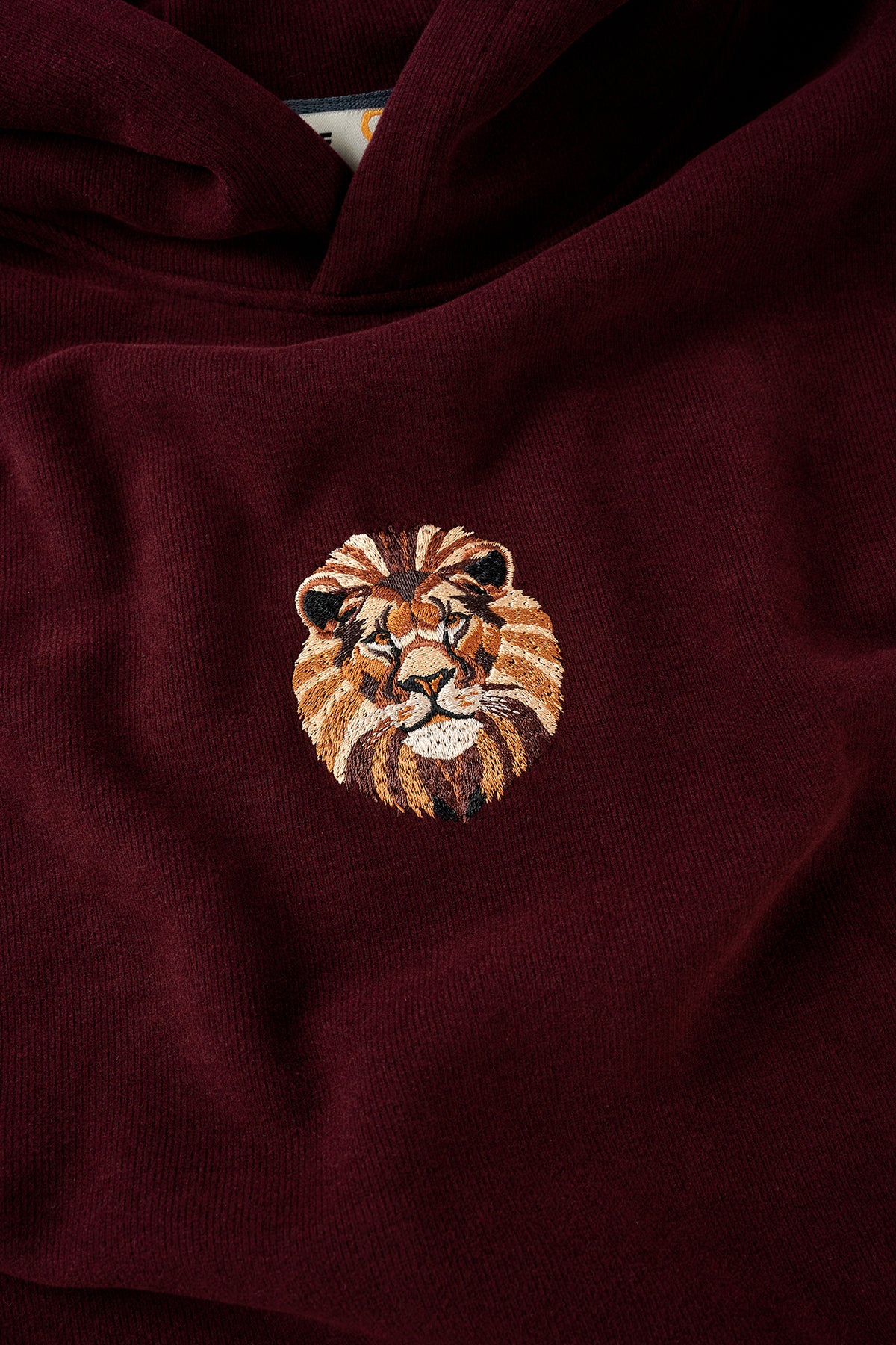 Aslan SuperSoft Kadın Hoodie - Bordo - Görsel 3