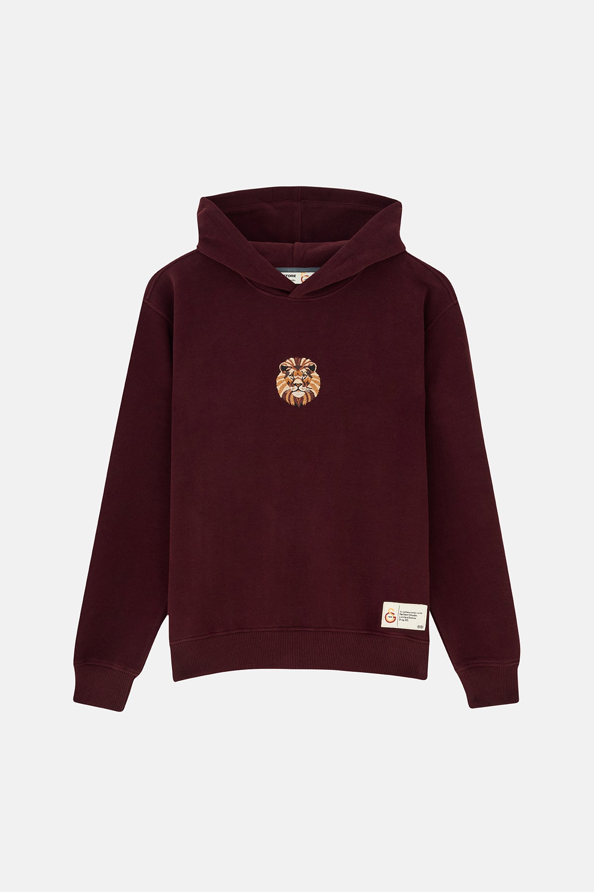 Aslan SuperSoft Kadın Hoodie - Bordo - Görsel 2