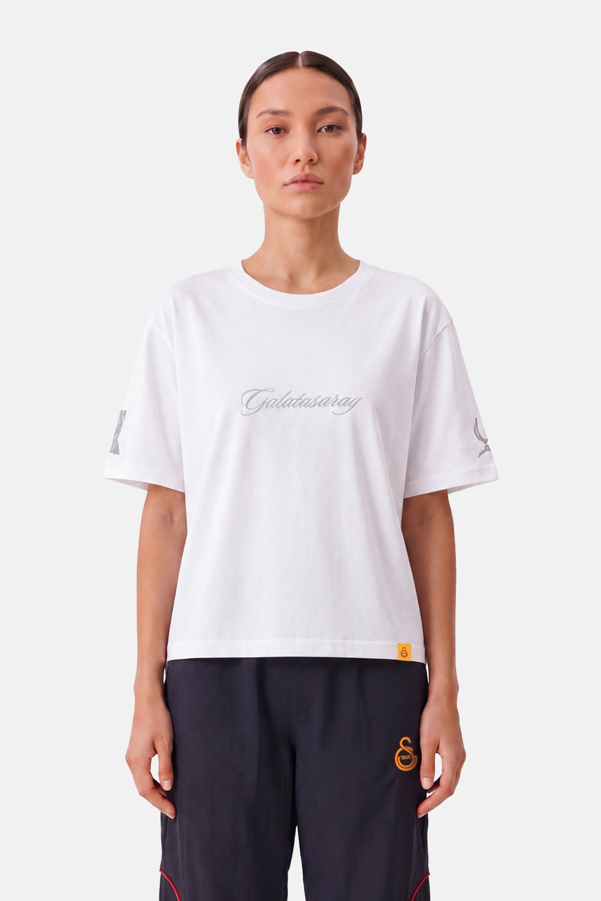 Galatasaray Premium Kadın T-shirt - Beyaz