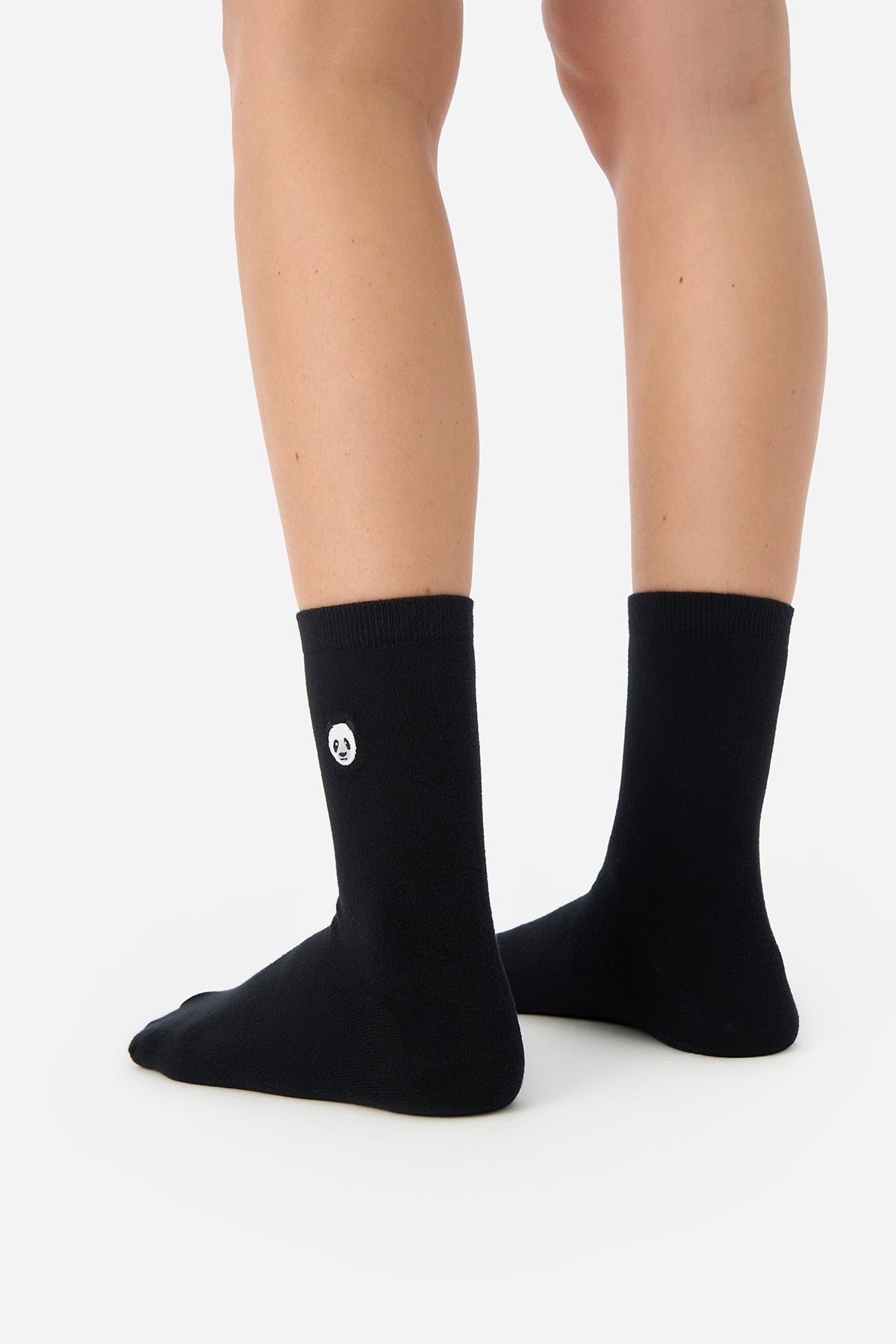 Panda Bambu Çorap - Siyah - Görsel 3