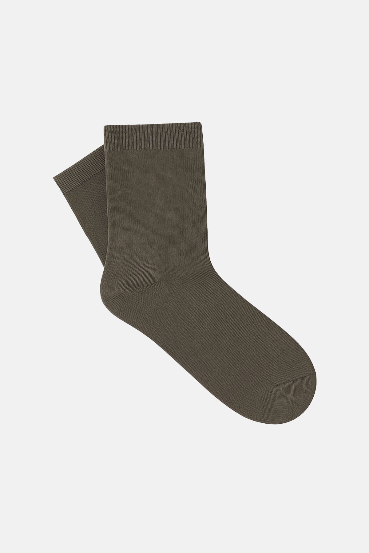 Basic Bambu Çorap - Haki