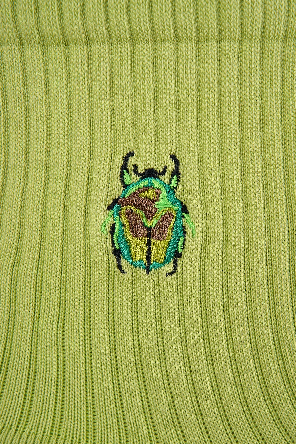 Beetle Havlu Çorap - Yeşil - Görsel 3
