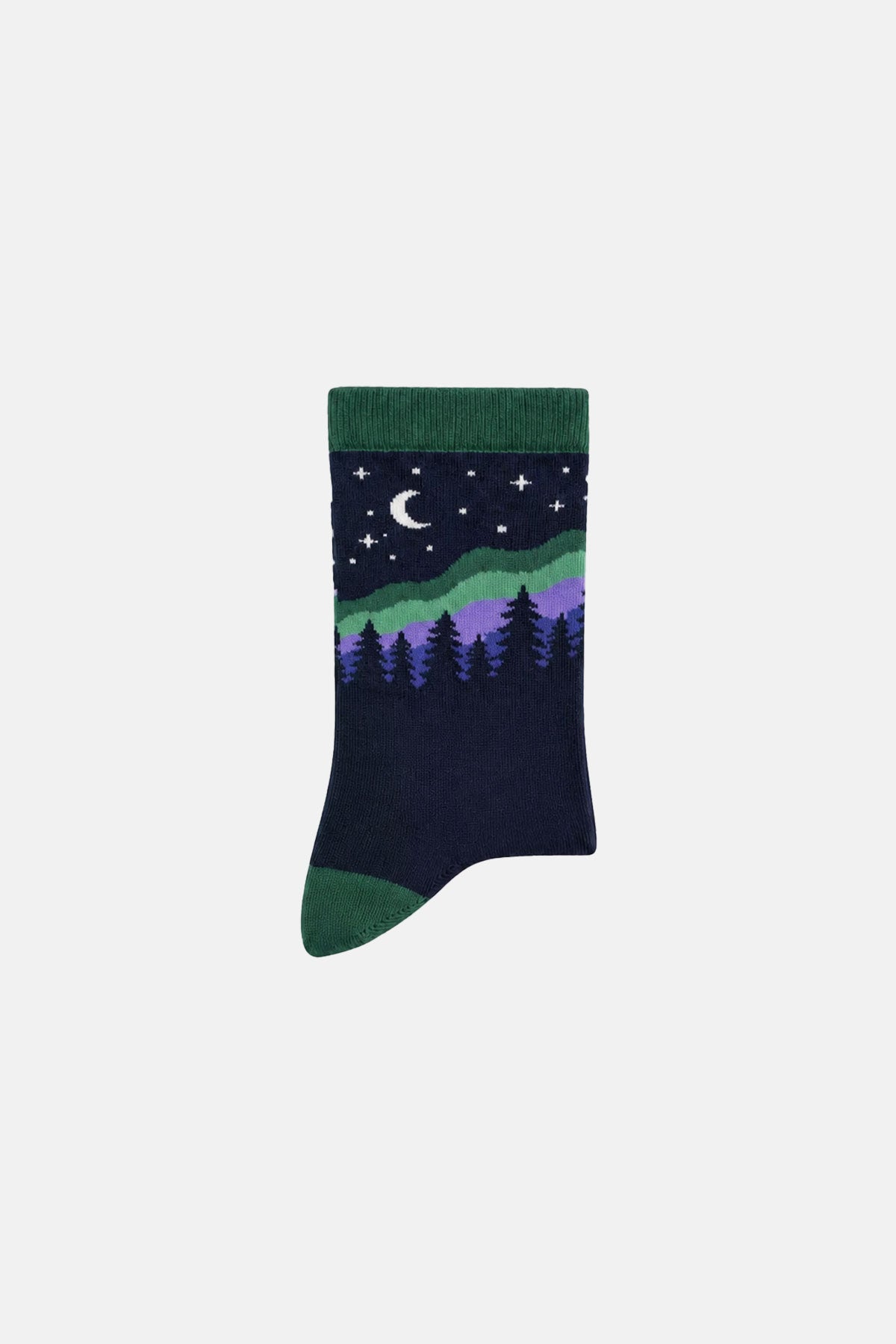 Kuzey Işıkları Jakarlı Havlu Çorap - Multicolor - Görsel 2
