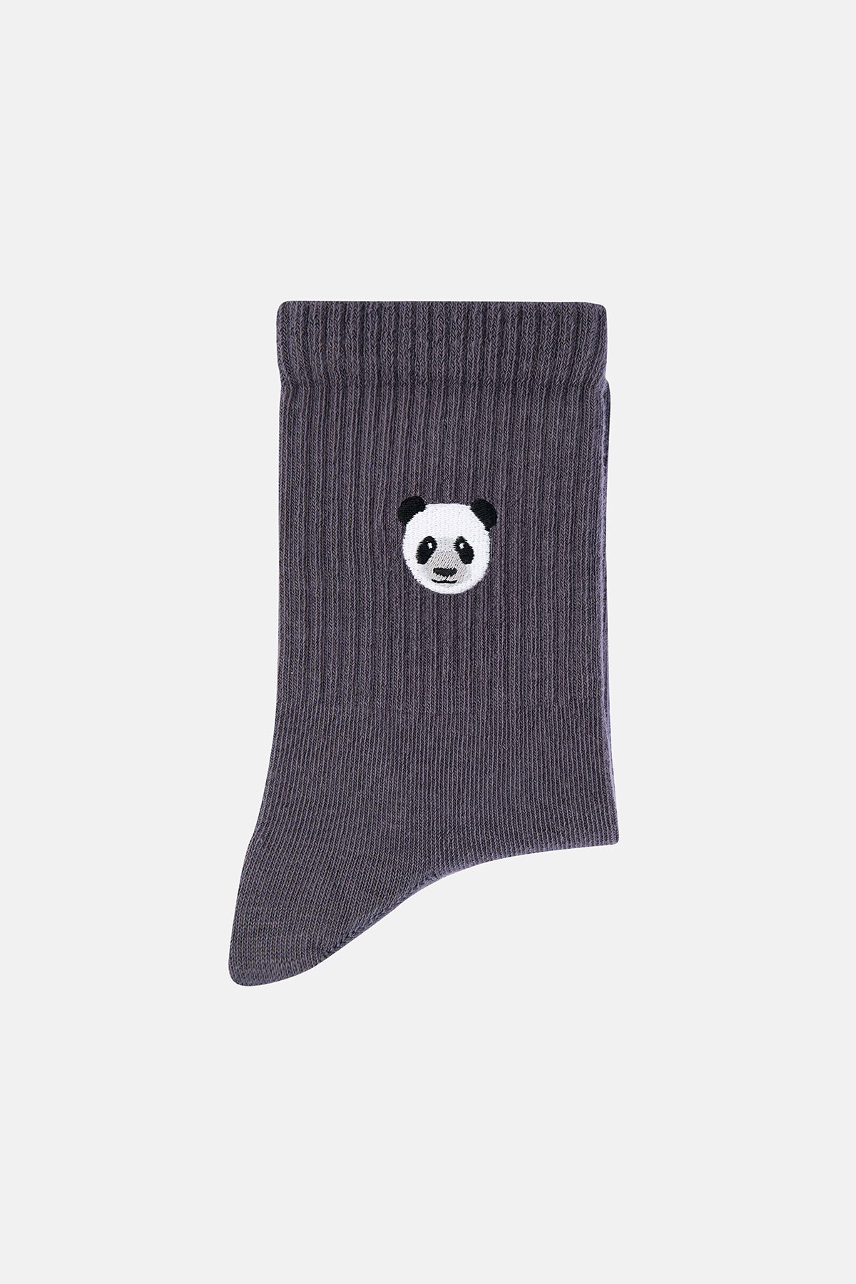 Panda İnce Havlu Çorap - Antrasit - Görsel 4