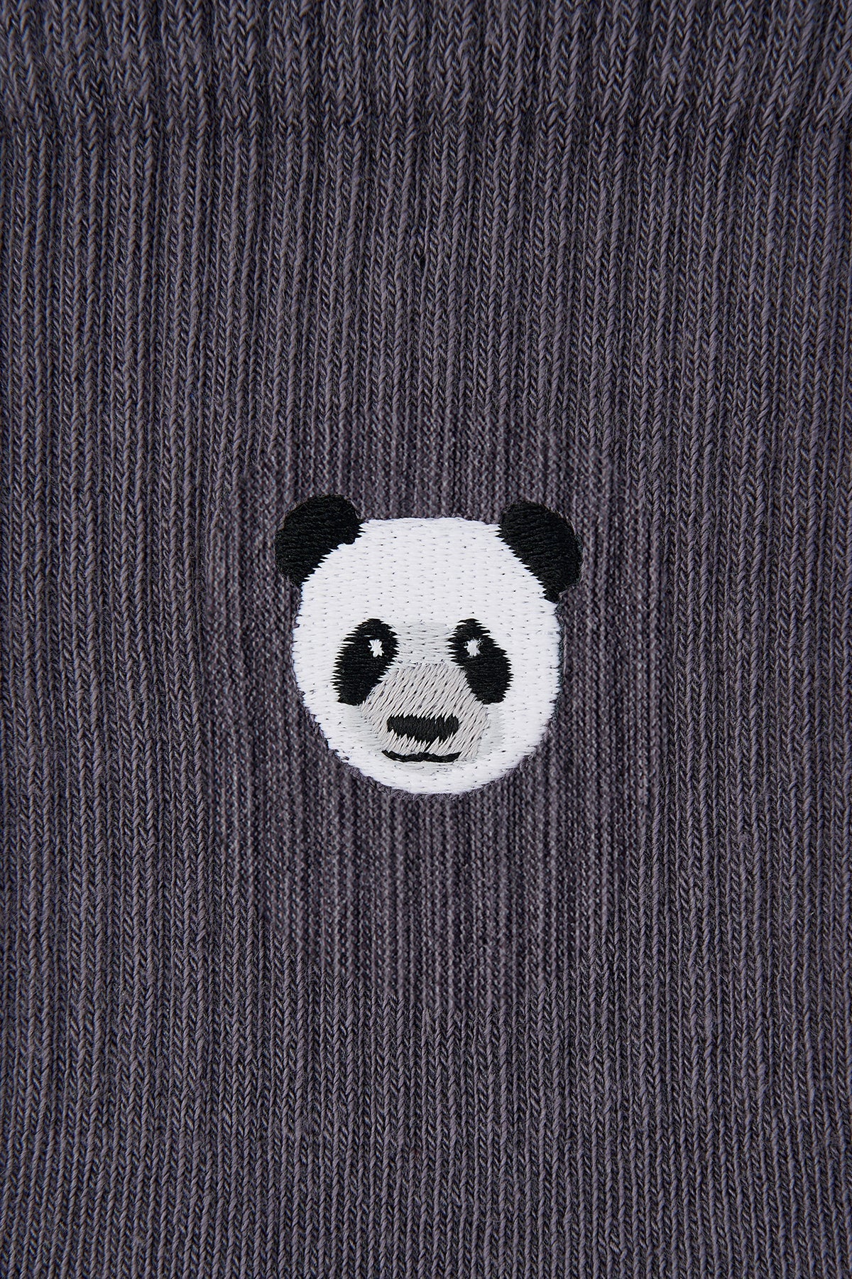 Panda İnce Havlu Çorap - Antrasit - Görsel 2