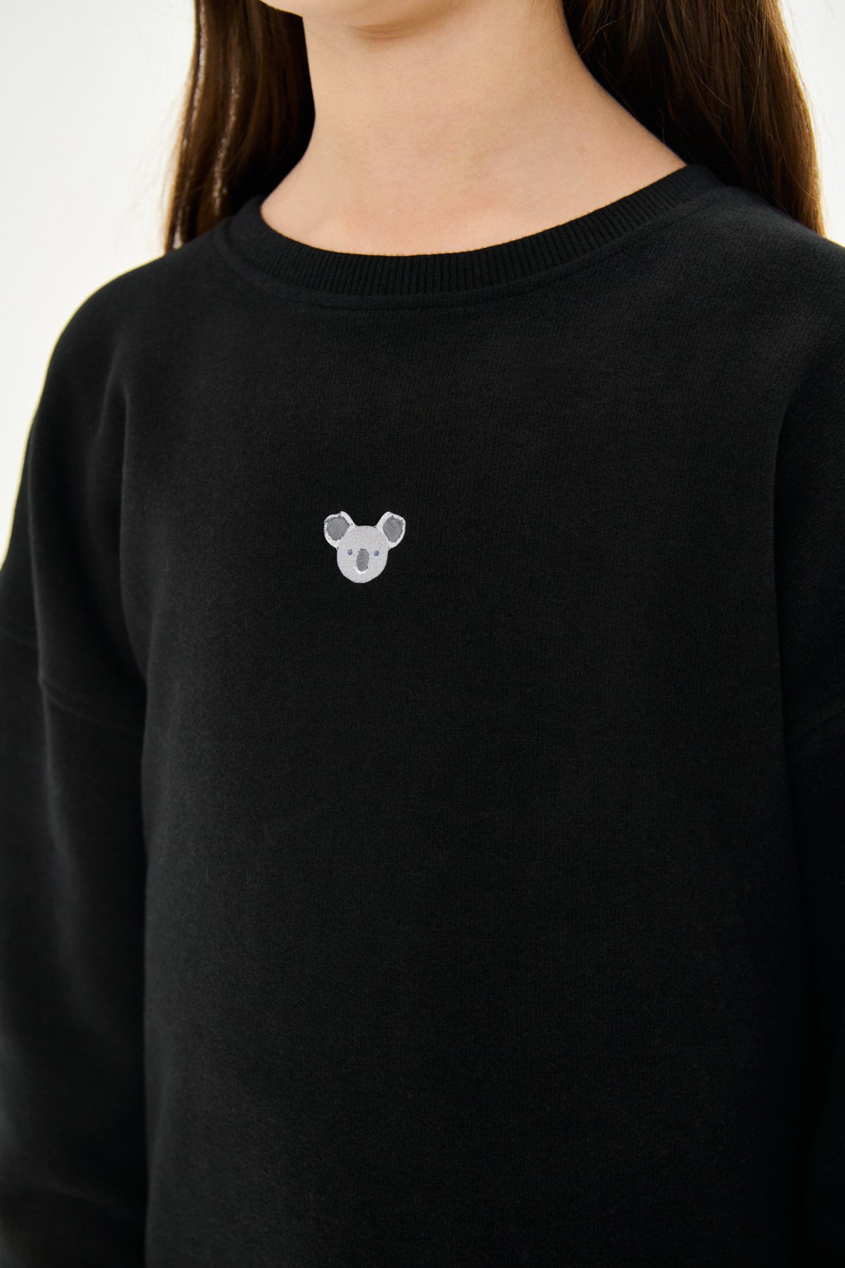 Koala SuperSoft Çocuk Sweatshirt - Siyah - Görsel 4