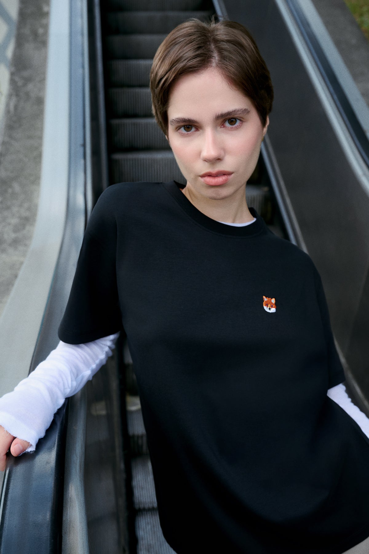 Kızıl Tilki Premium T-shirt - Siyah - Görsel 3