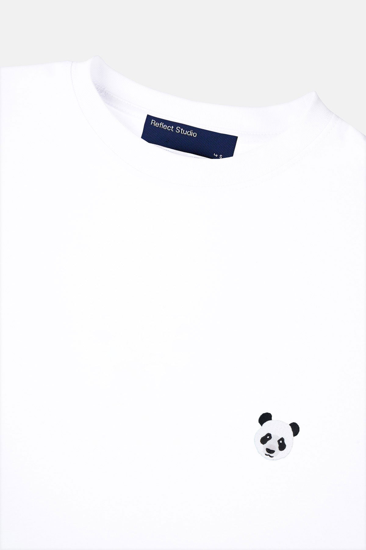 Panda Premium Oversize T-shirt - Beyaz - Görsel 2