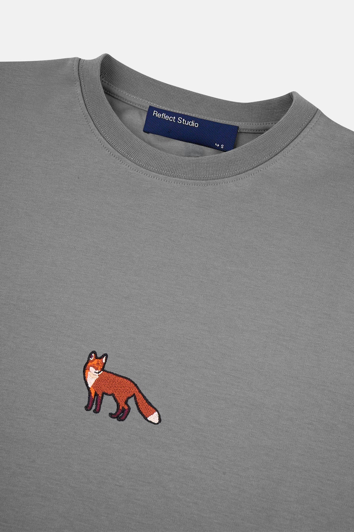 Kızıl Tilki Premium T-shirt - Gri - Görsel 2