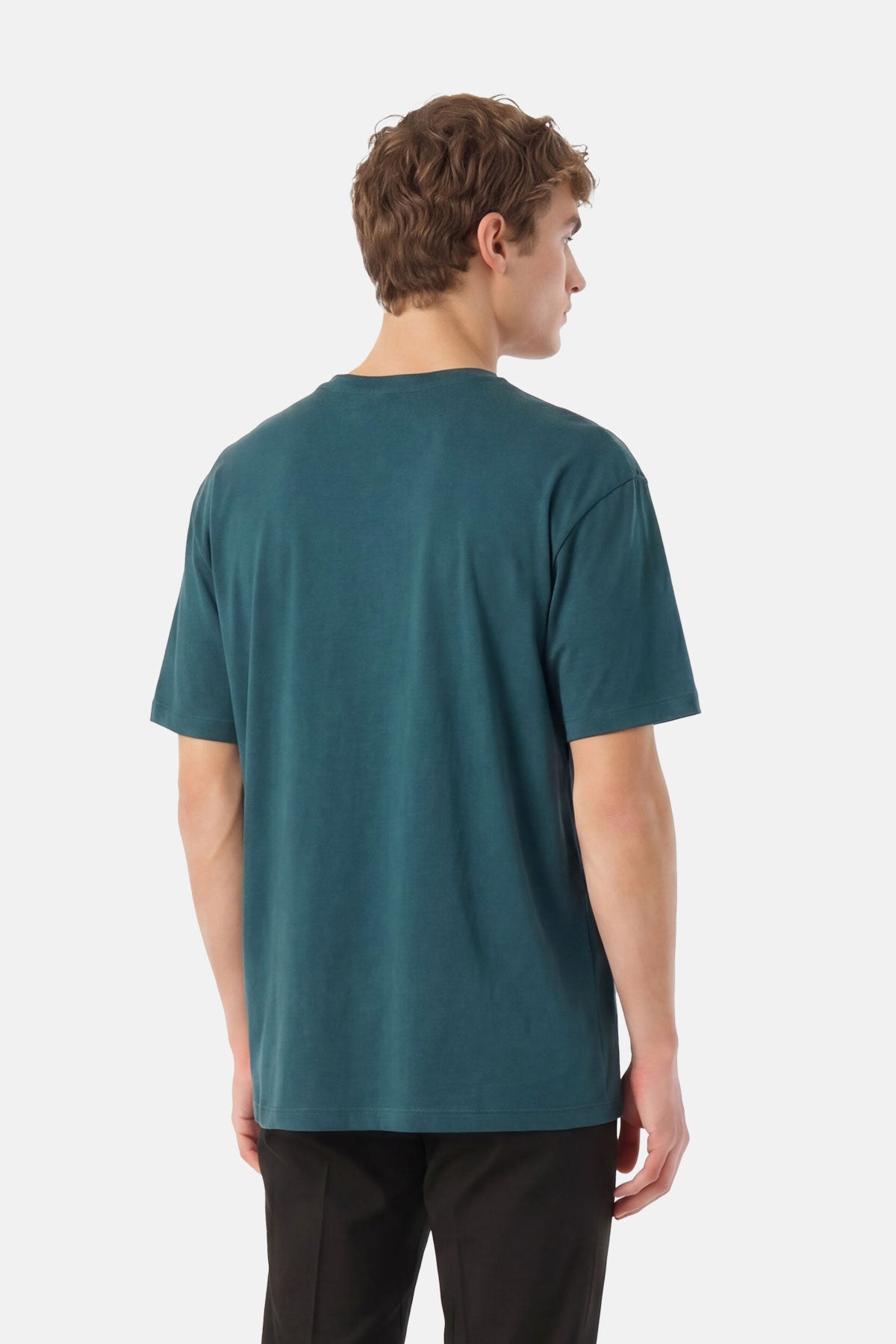 Basic Premium T-shirt - Petrol Yeşili - Görsel 5