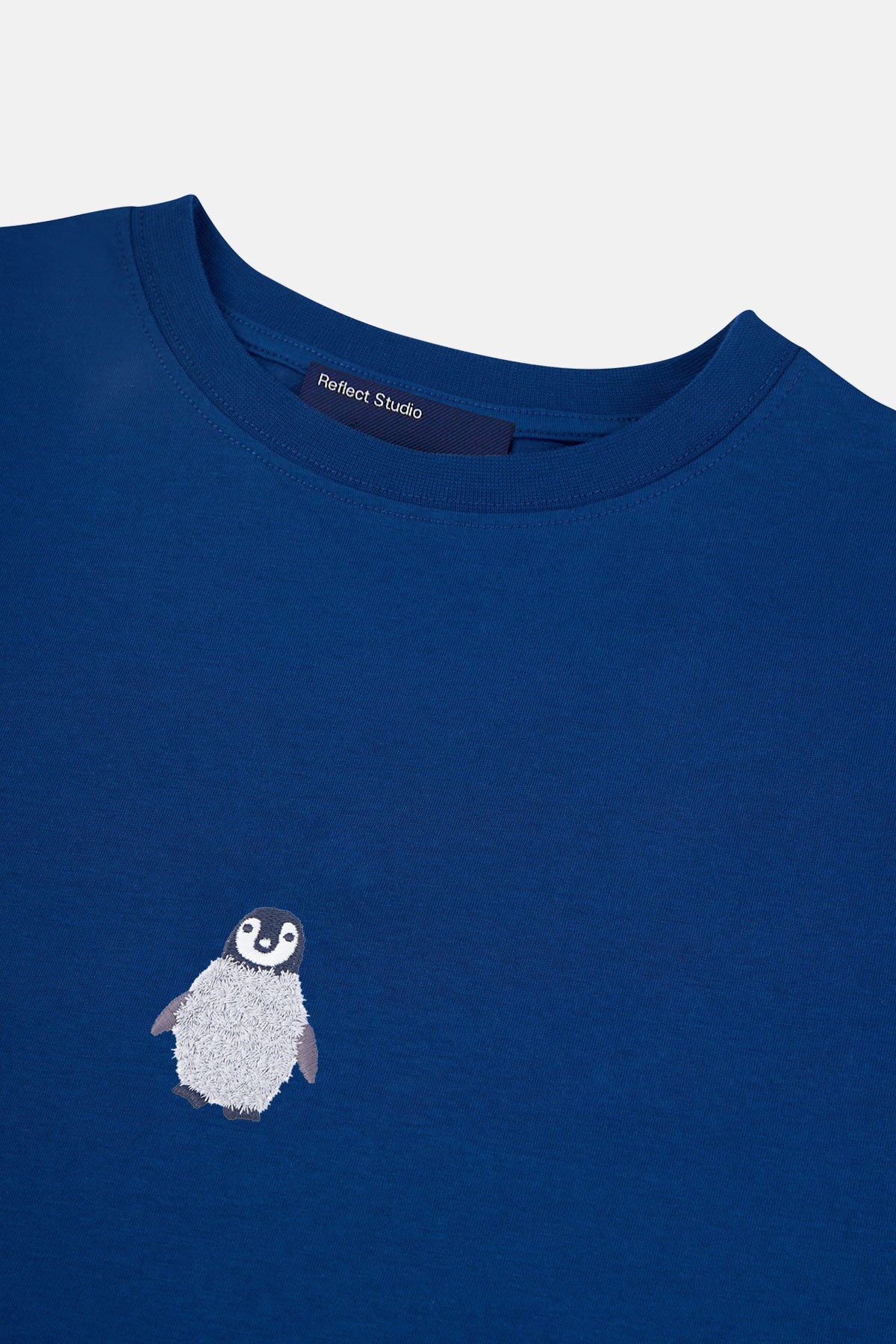 Yavru İmparator Penguen Lightweight Crop T-shirt - Lacivert - Görsel 2