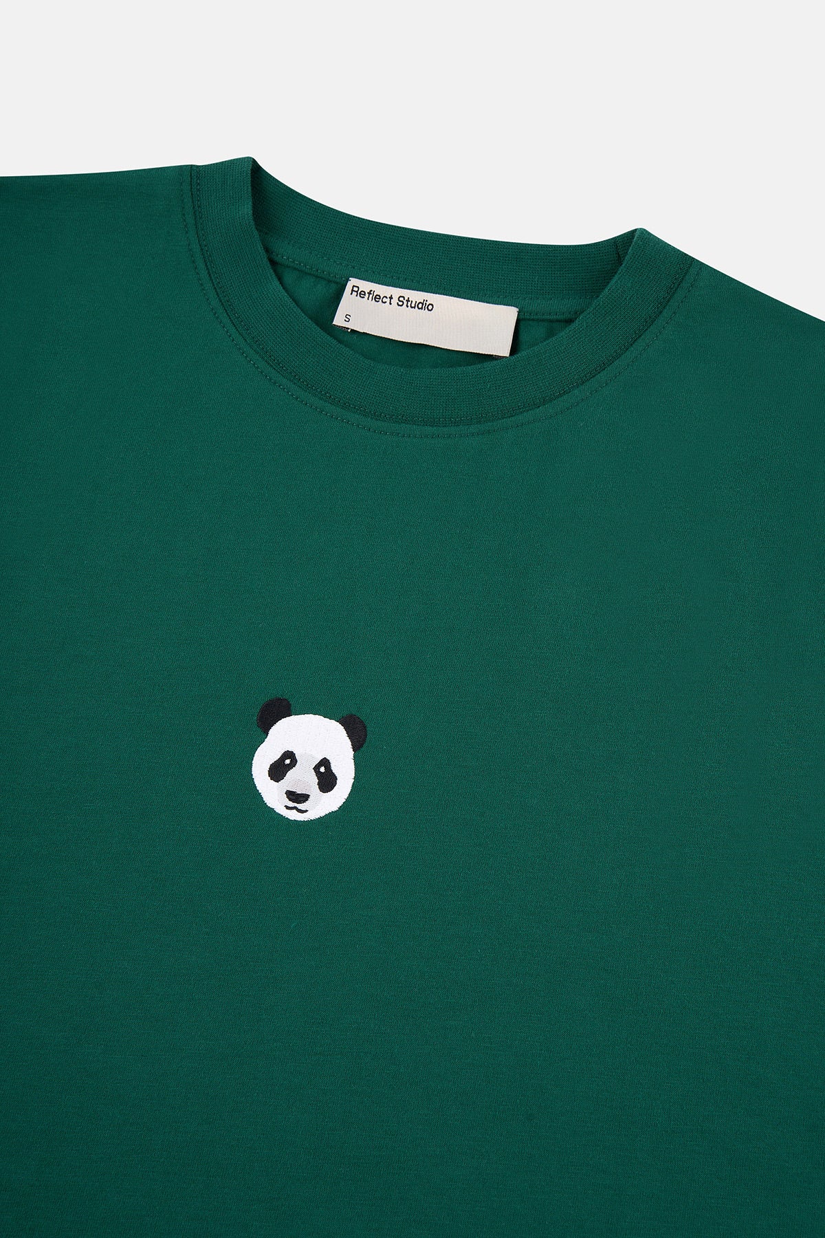 Panda Soft T-Shirt - Nefti Yeşil - Görsel 2