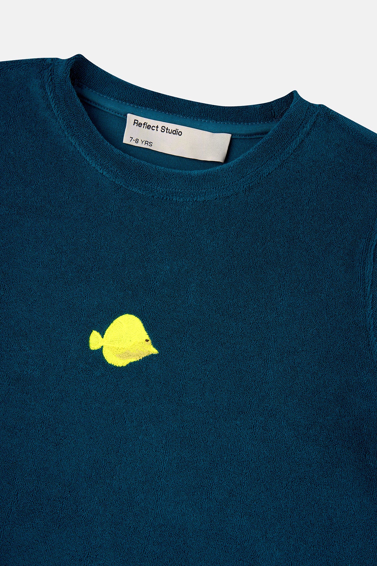 Yellow Tang Terry Çocuk T-Shirt - Petrol Yeşili - Görsel 2