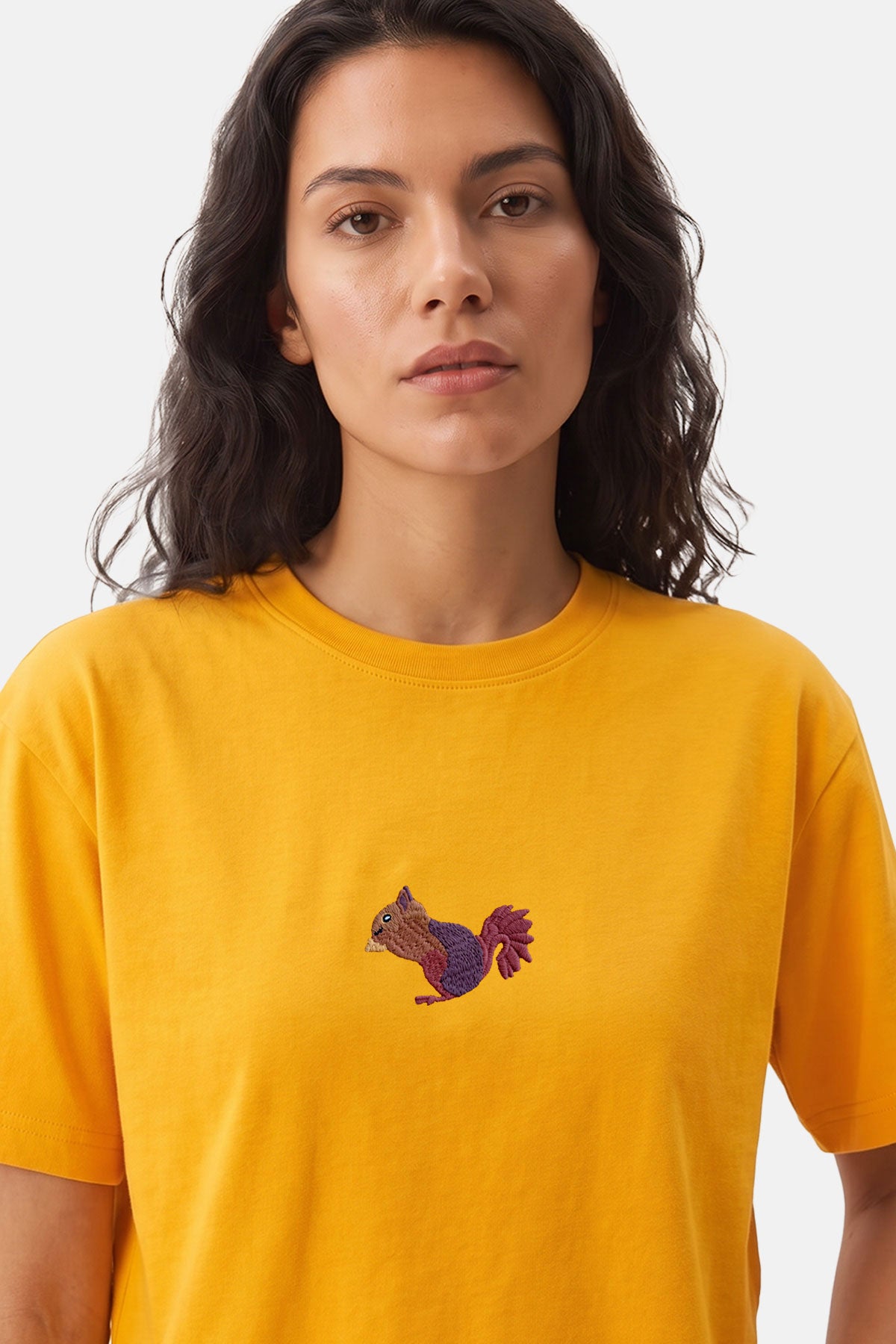 Sincap Lightweight Crop T-shirt - Sarı - Görsel 3