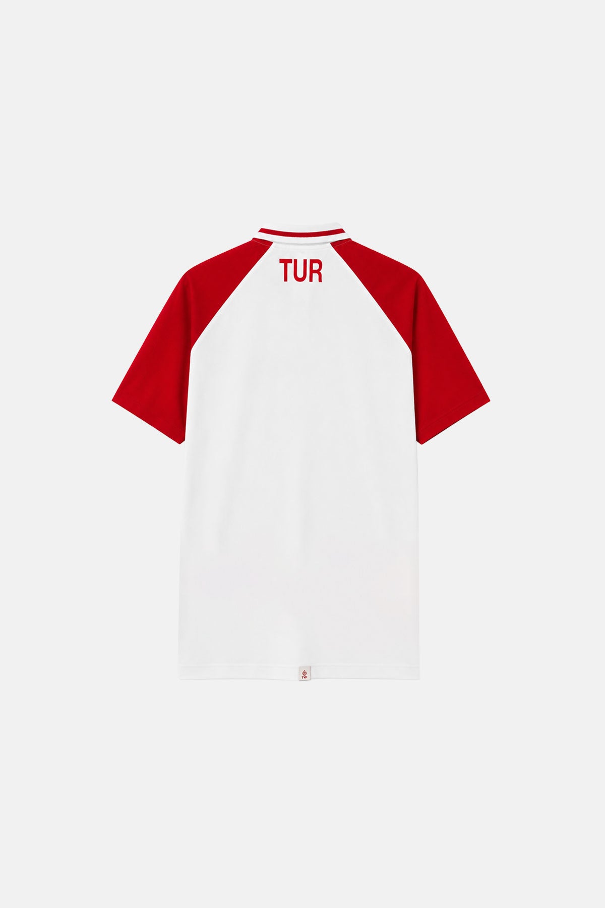 TUR Voleybol Polo Yaka T-shirt - Beyaz - Görsel 2