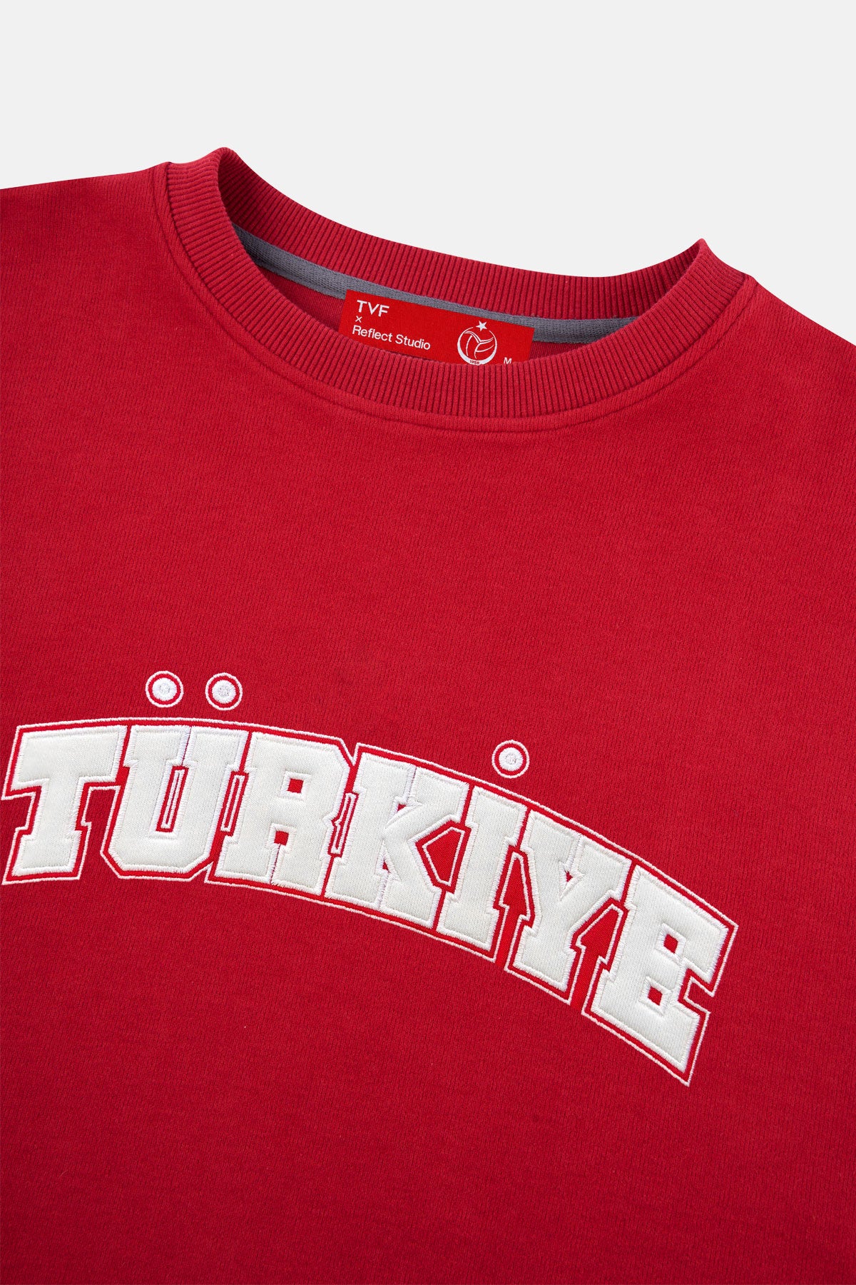 Türkiye Voleybol Soft Fleece Sweatshirt - Kırmızı - Görsel 2
