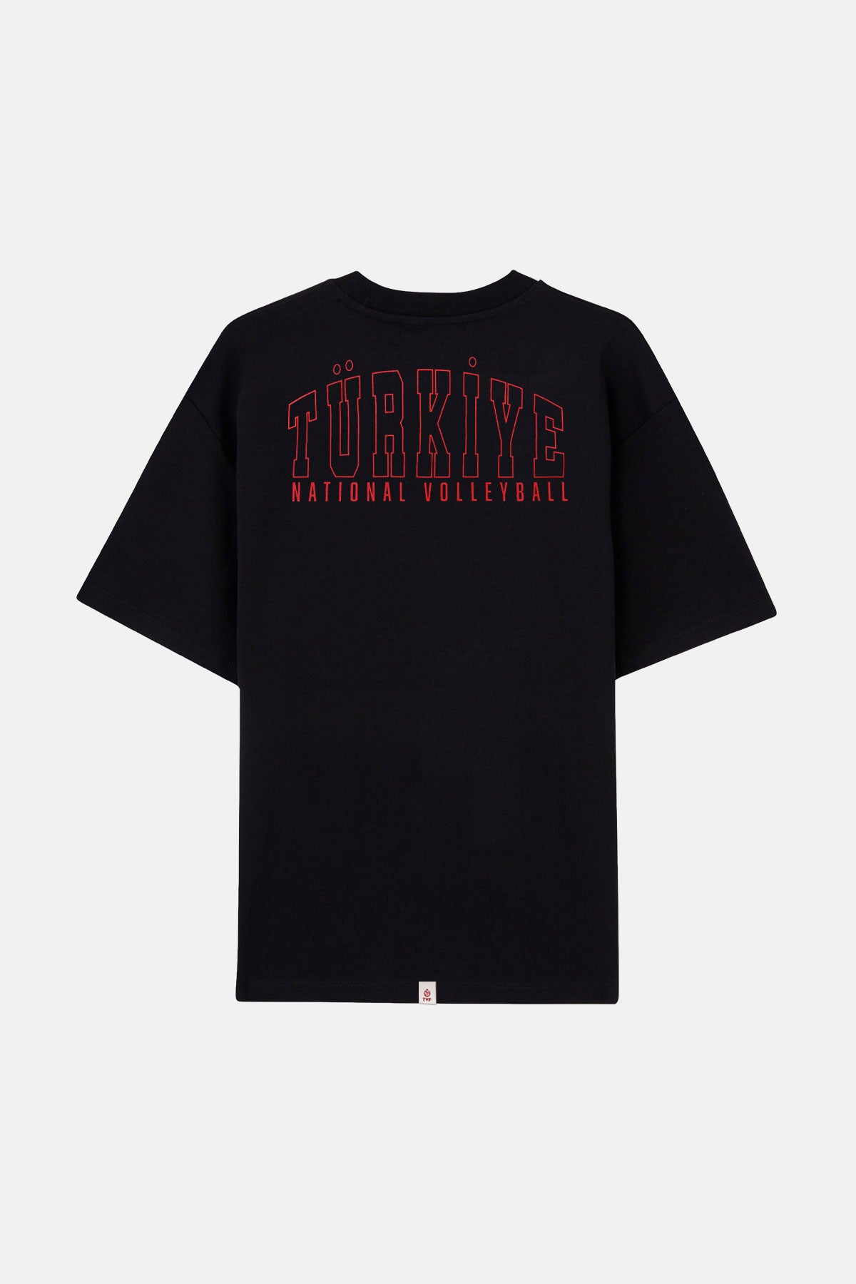 Türkiye Milli Voleybol Takımı Oversize Premium T-shirt - Siyah - Görsel 2