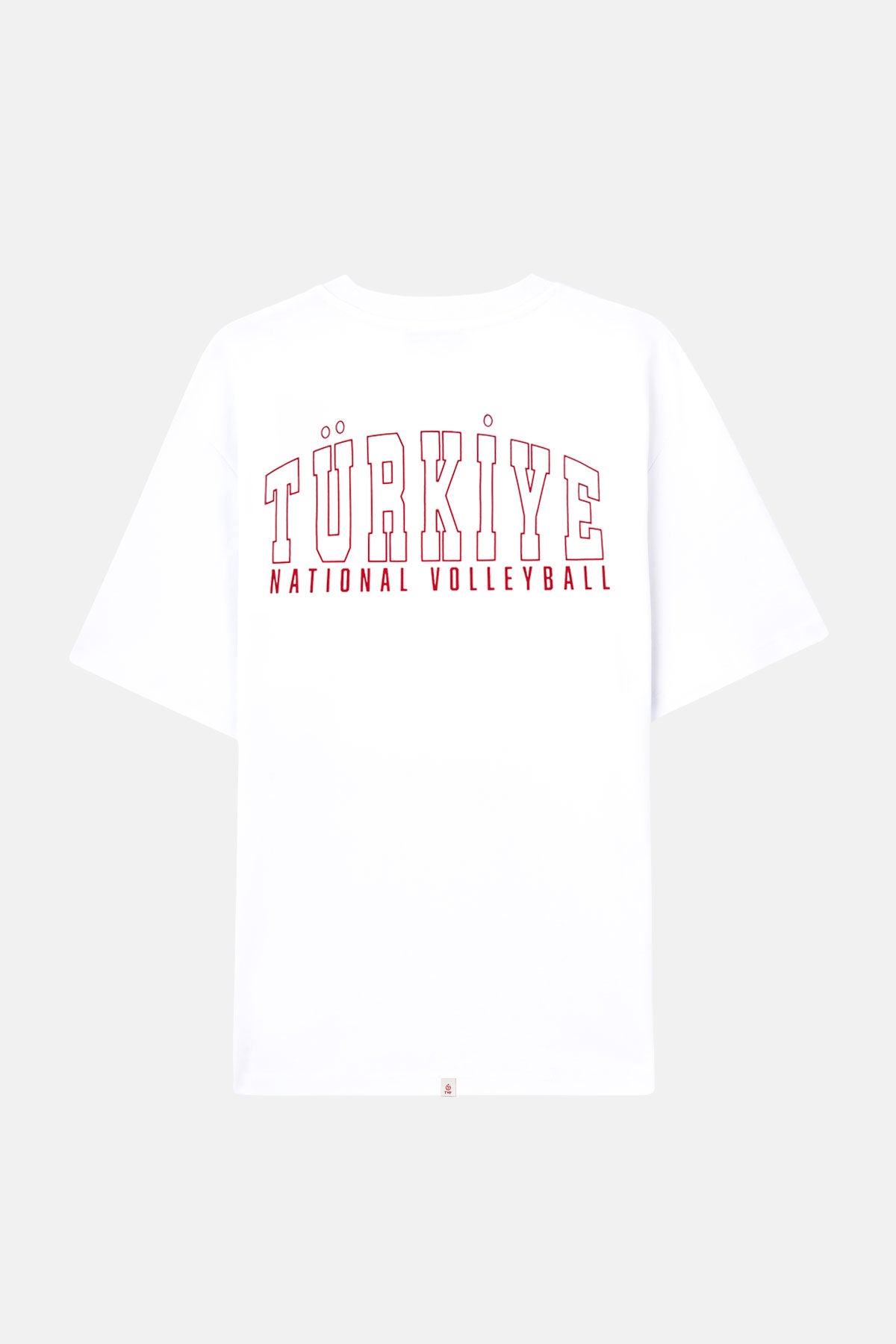 Türkiye Milli Voleybol Takımı Oversize Premium T-shirt - Beyaz - Görsel 3